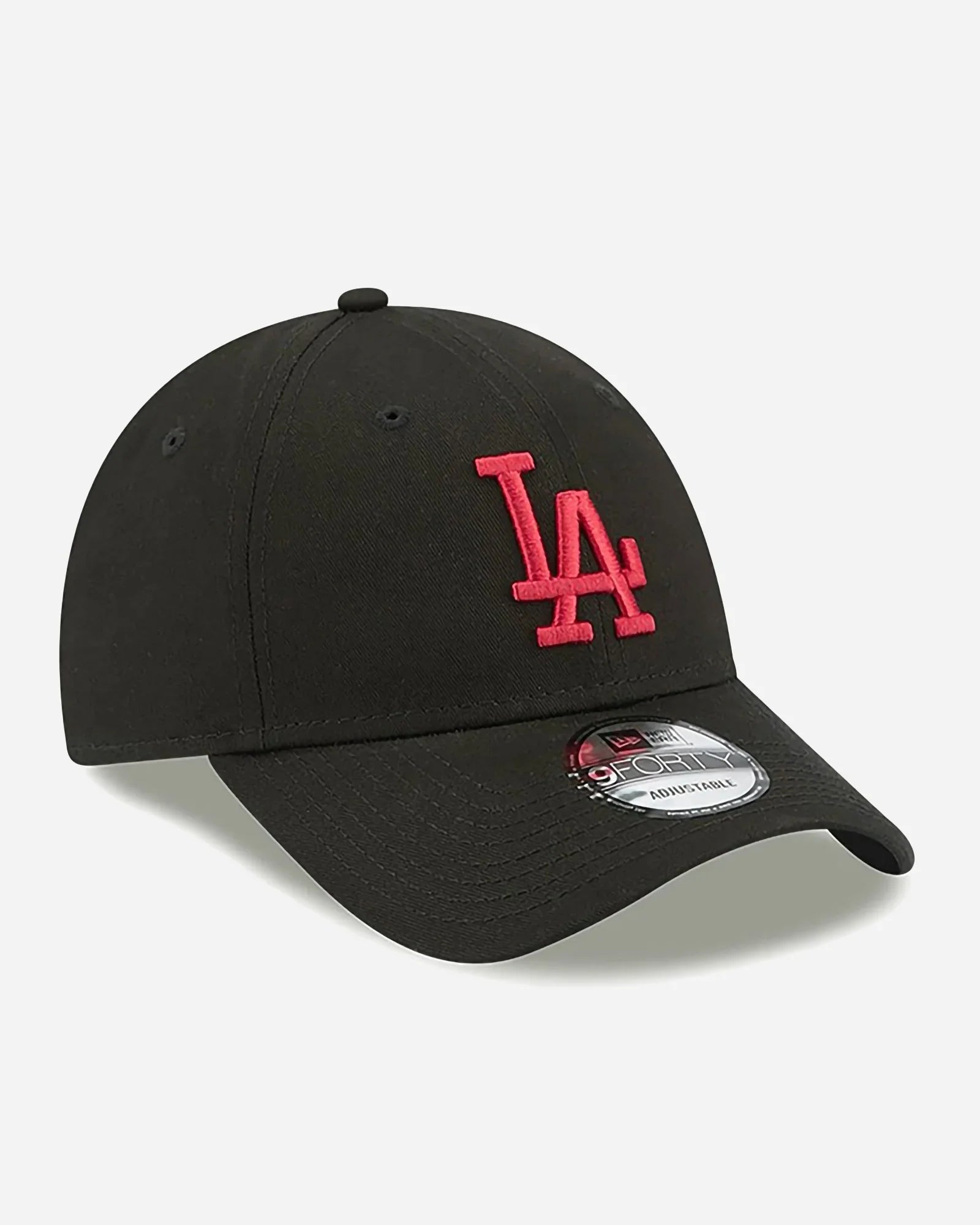 New Era 9forty Los Angeles Dodgers Essential Black / Carduelis Pink