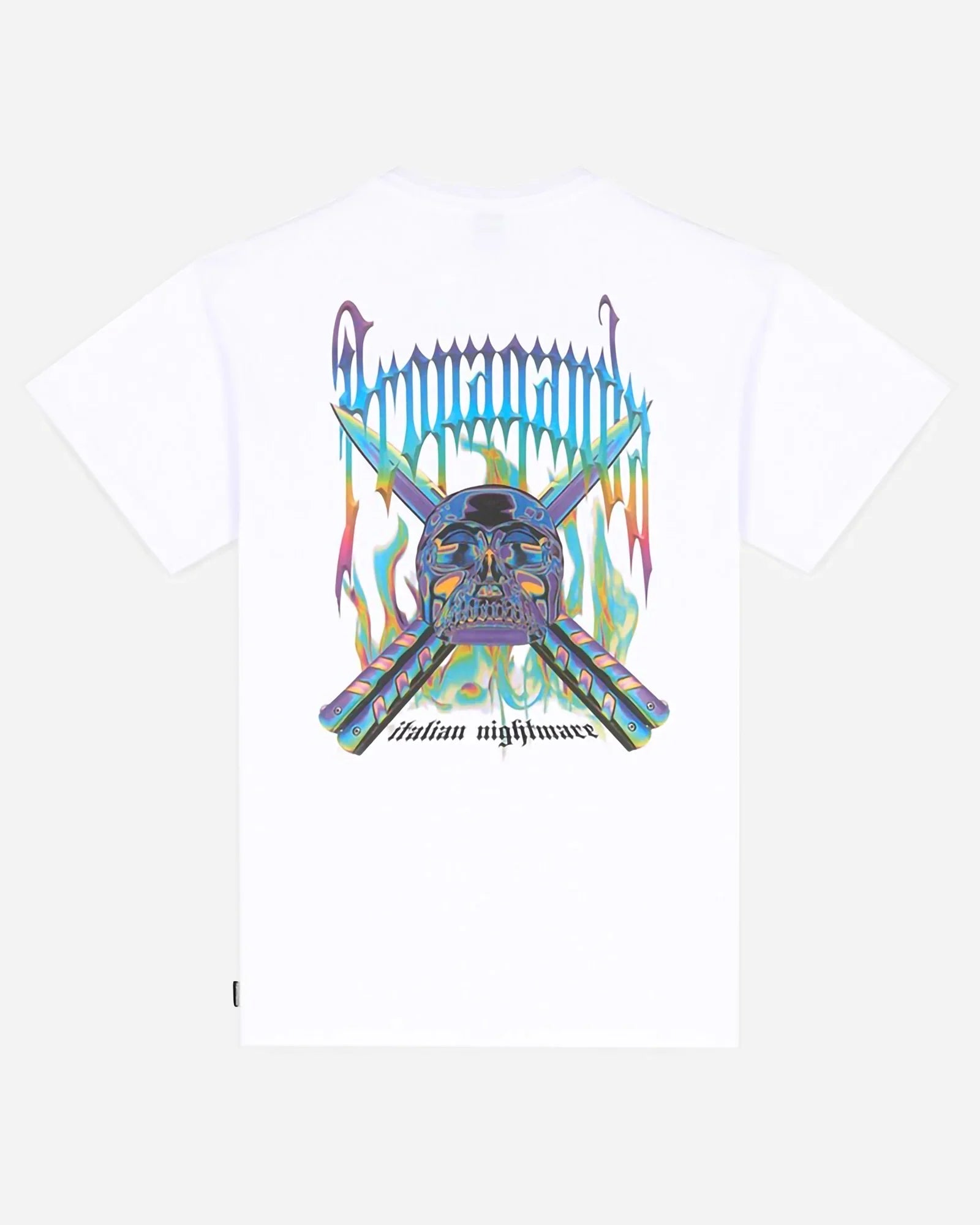 Propaganda Rainbow Tee White