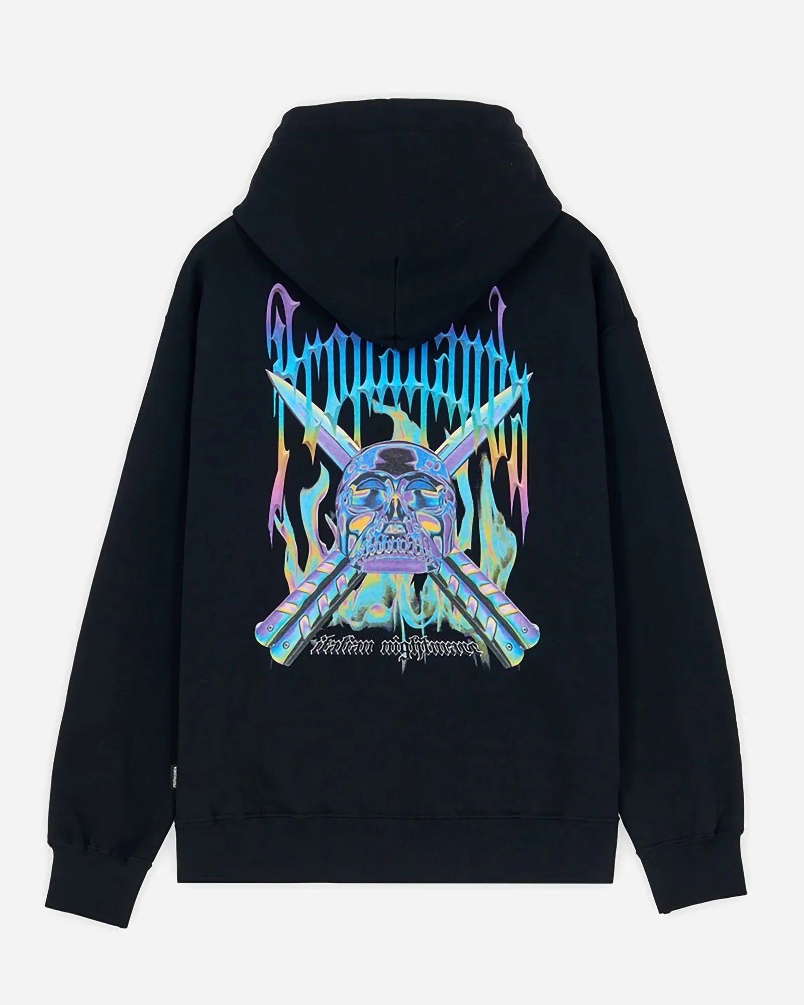 Propaganda Rainbow Hoodie Black