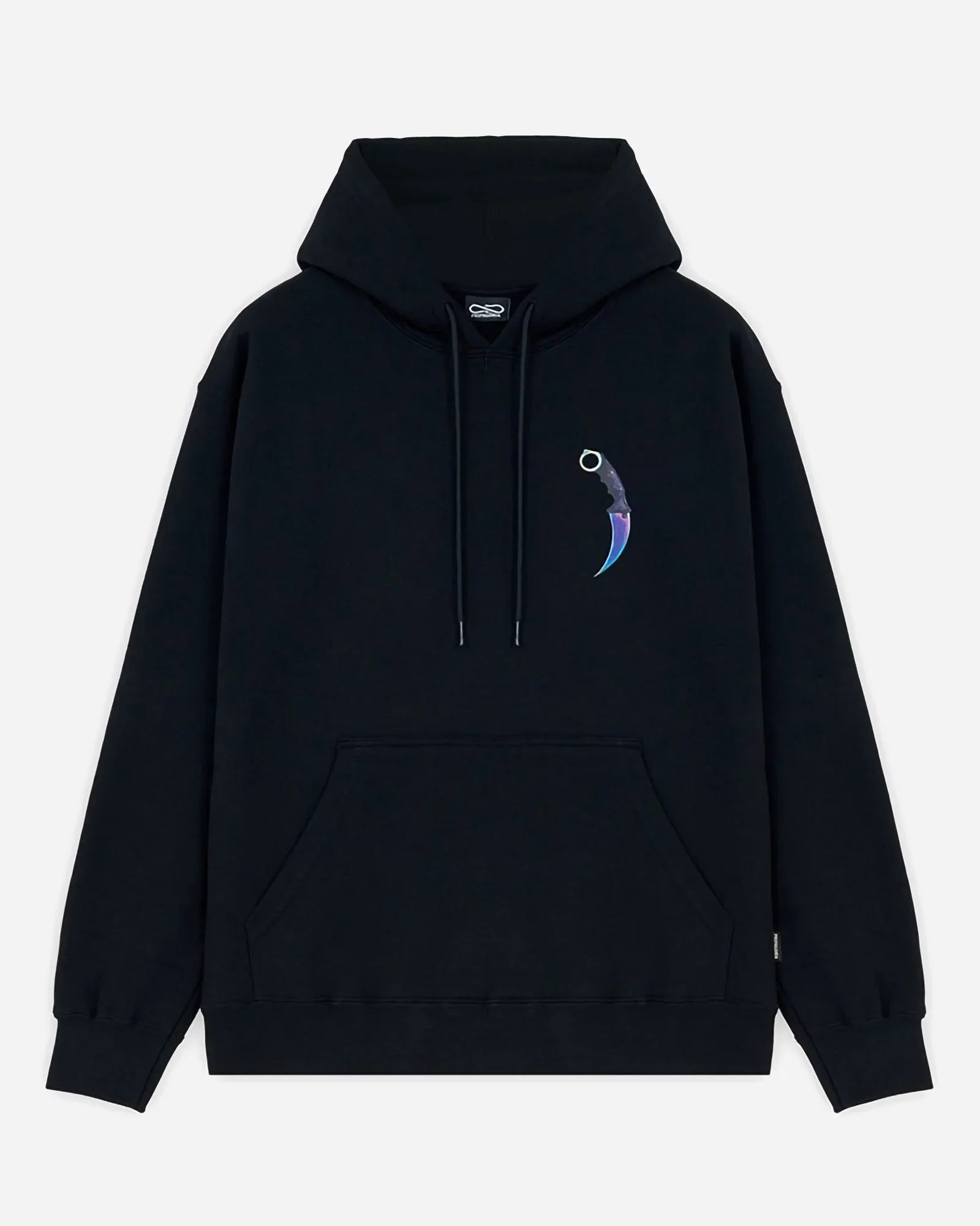 Propaganda Rainbow Hoodie Black