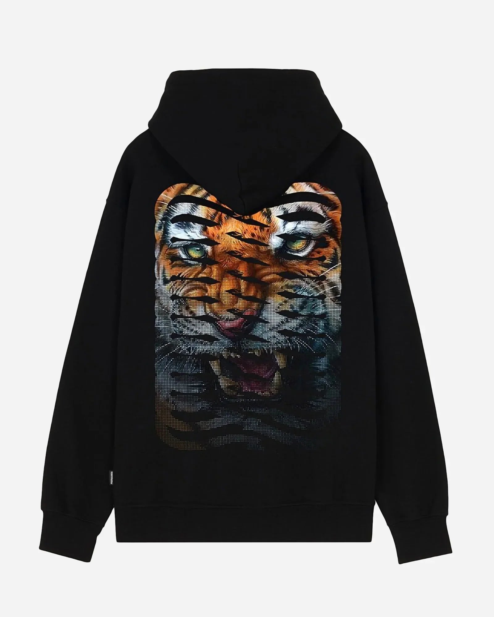 Propaganda Ribs Tiger Hoodie Black