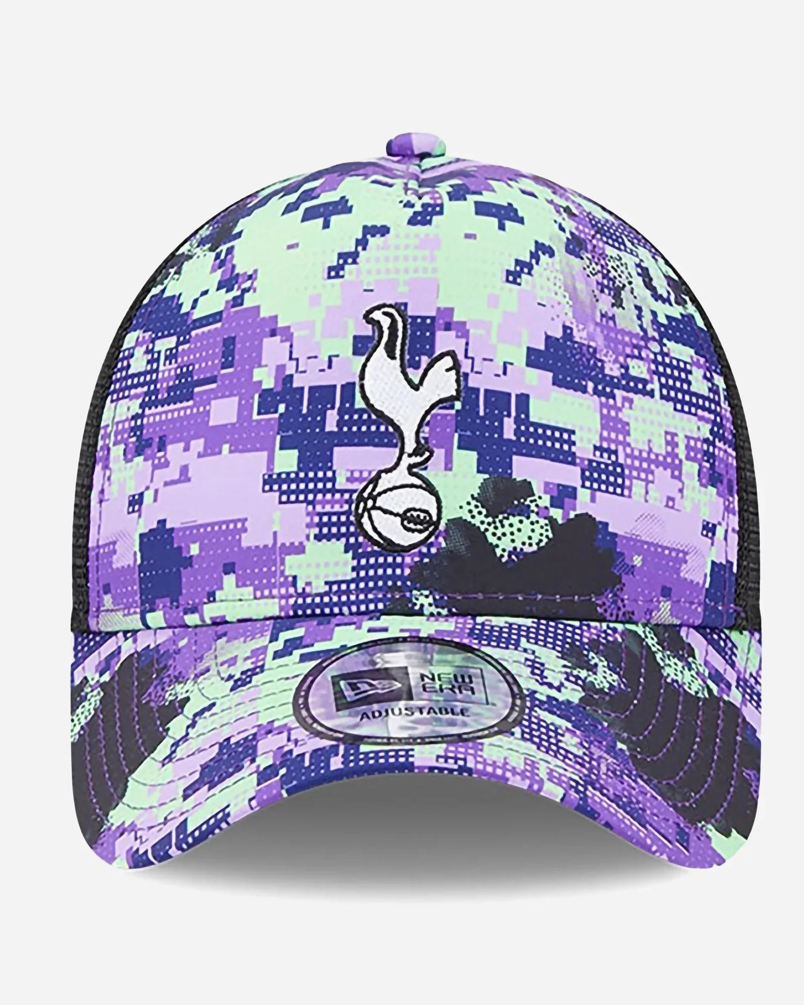 New Era Trucker Tottenham Hotspur Fc Glitch All Over Print