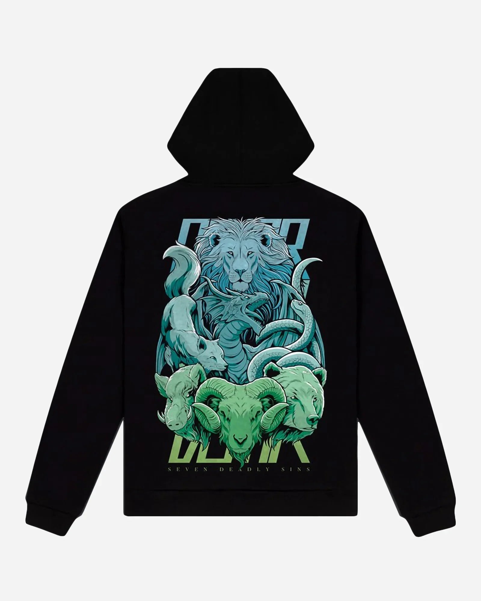 Dolly Noire 7 Deadly Sins Hoodie Black