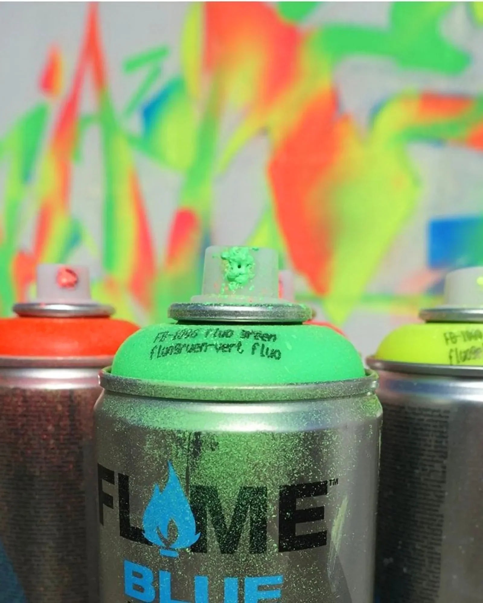 Flame Blue Fluo Low Pressure Spray Paint 400ml