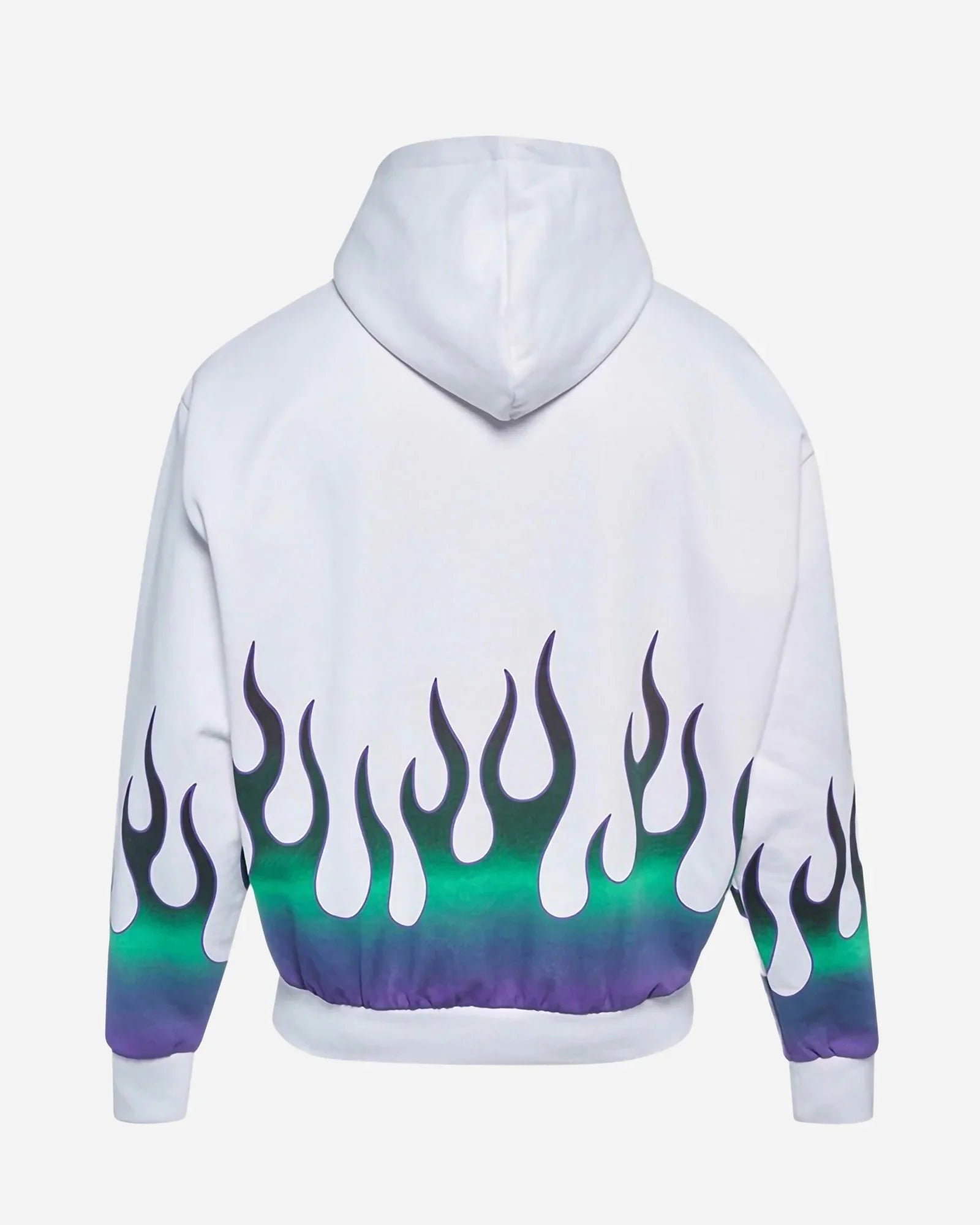 Karl Kani Kk Small Signature Flame Os Hoodie White