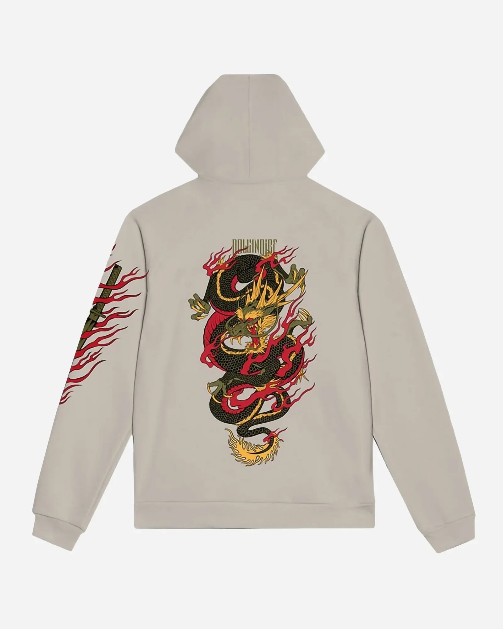 Dolly Noire Ryu Dragon Hoodie Beige