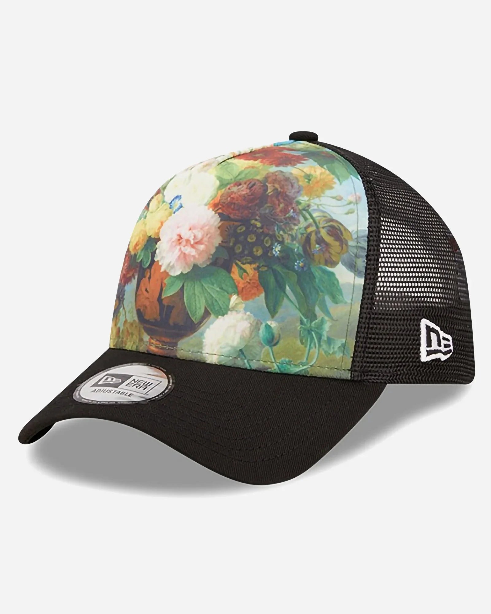 New Era Trucker Le Louvre Print Black