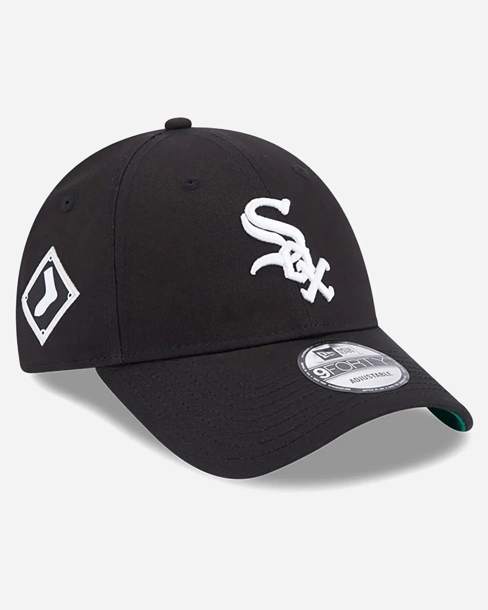 New Era 9forty Chicago White Sox Side Patch Black