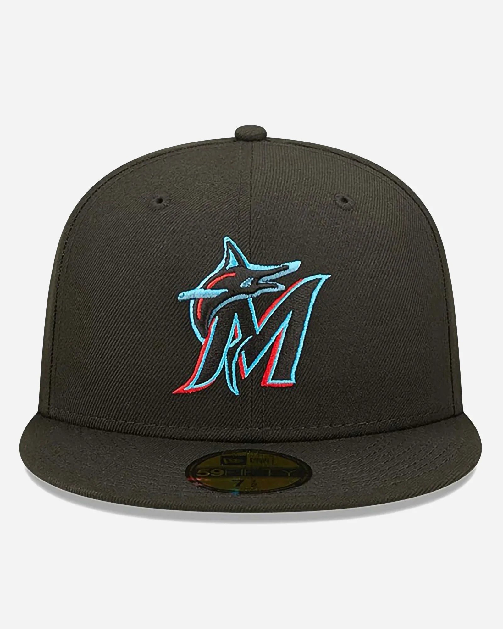 New Era 59fifty Fitted Miami Marlins Authentic On Field Game Nero