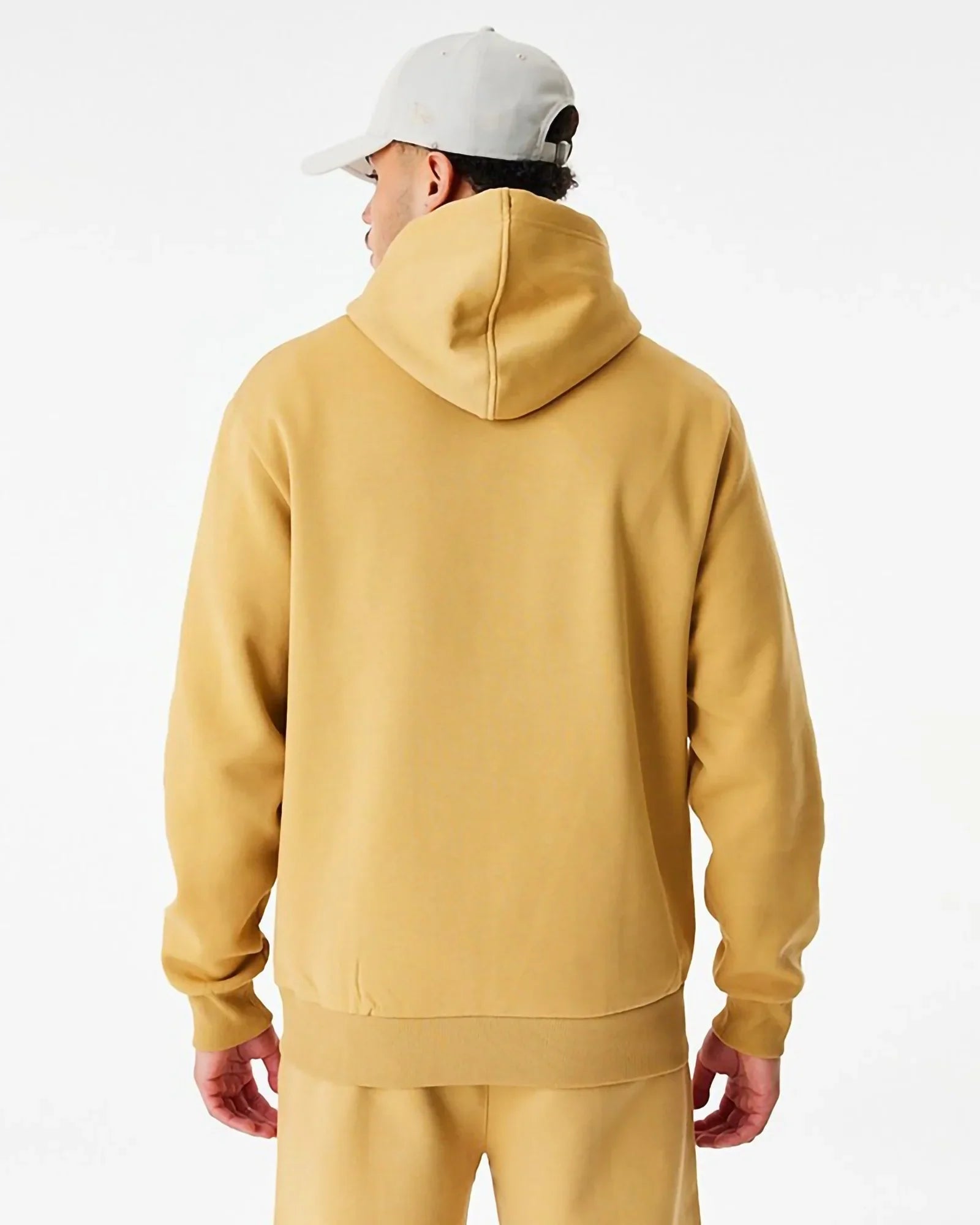 New Era Essentials Flag Hoody Light Brown