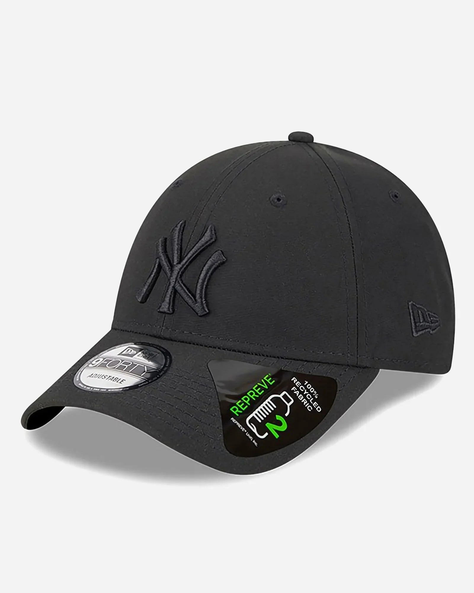 New Era 9forty New York Yankees Repreve Outline Black On Black