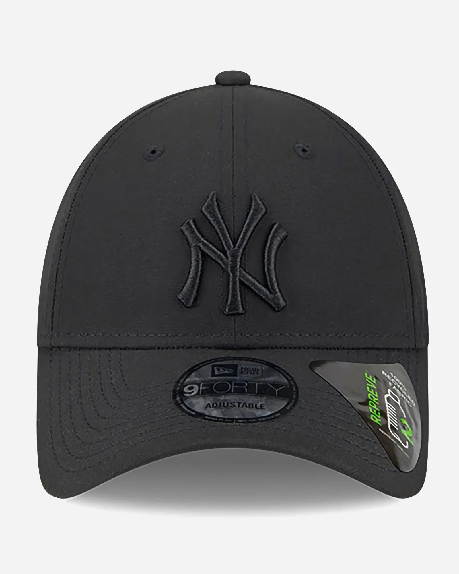 New Era 9forty New York Yankees Repreve Outline Black On Black