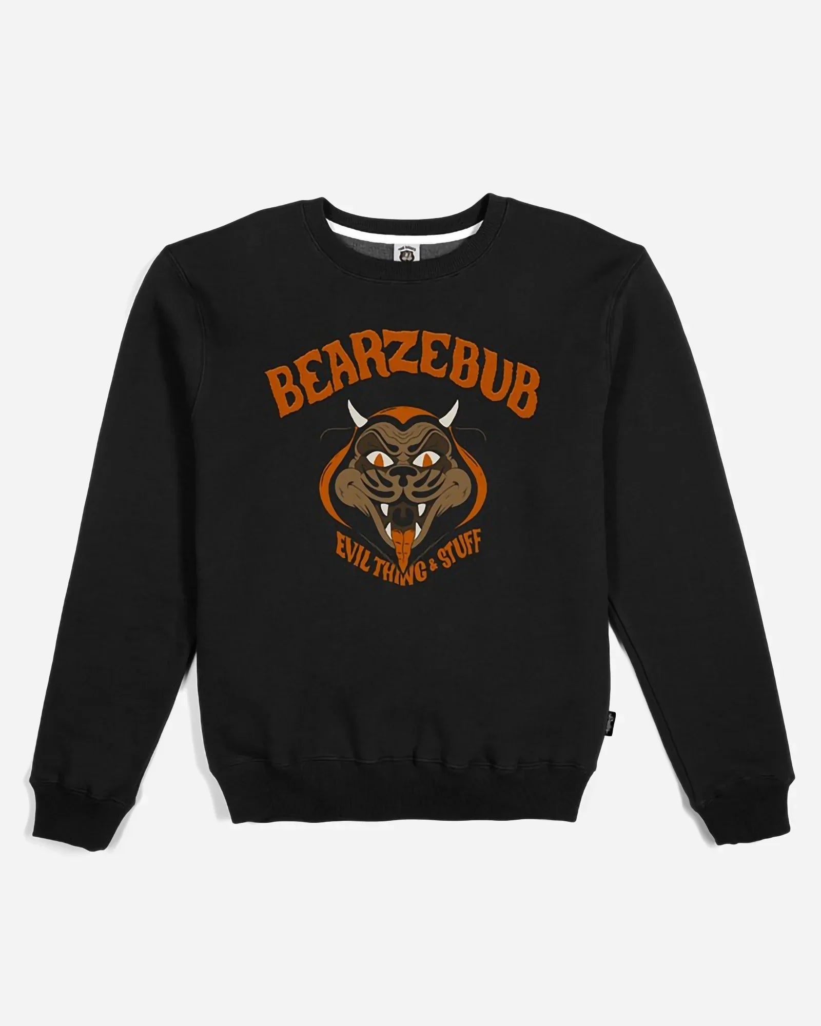 The Dudes Bearzebub Crewneck Black