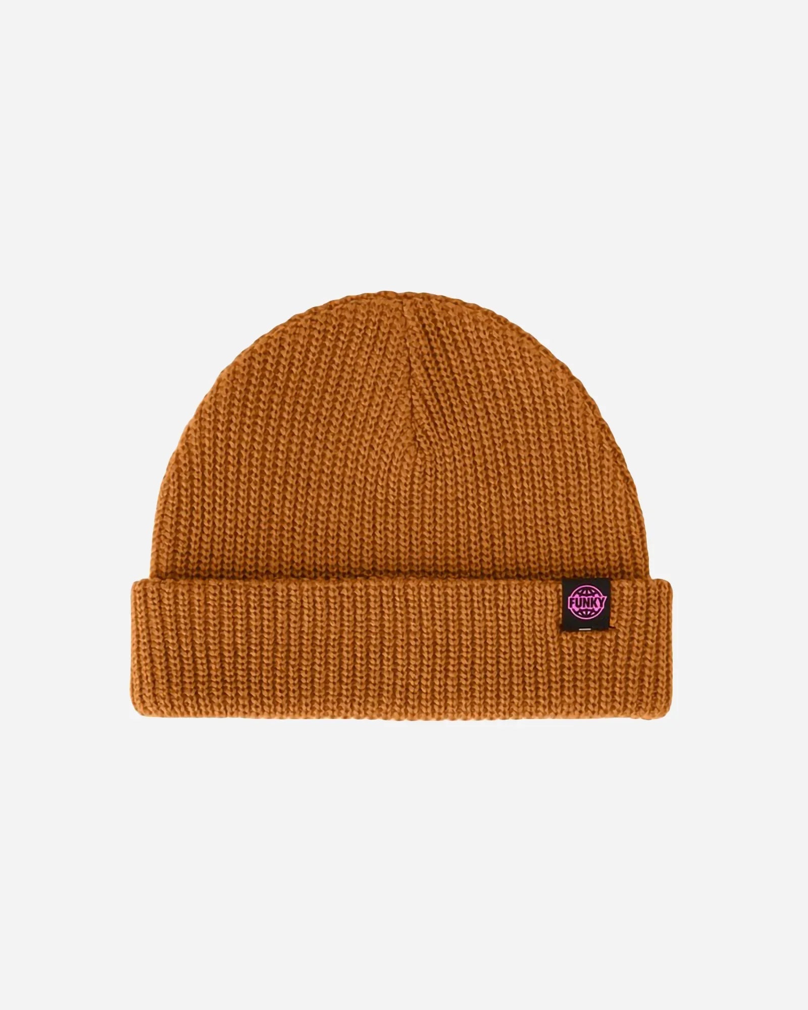 Funky Short Beanie Caramel Unisex