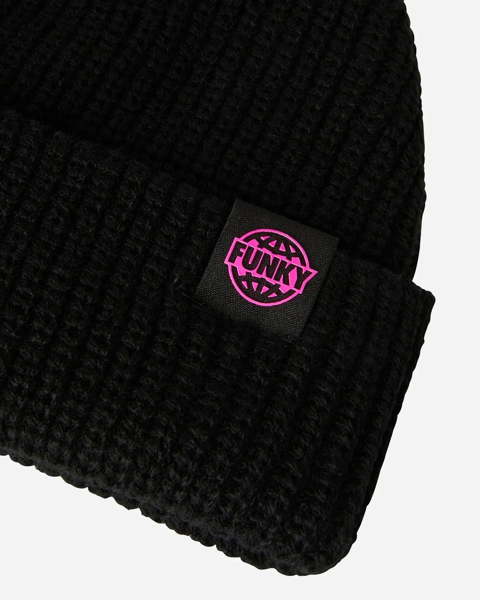 Funky Short Beanie Black Unisex