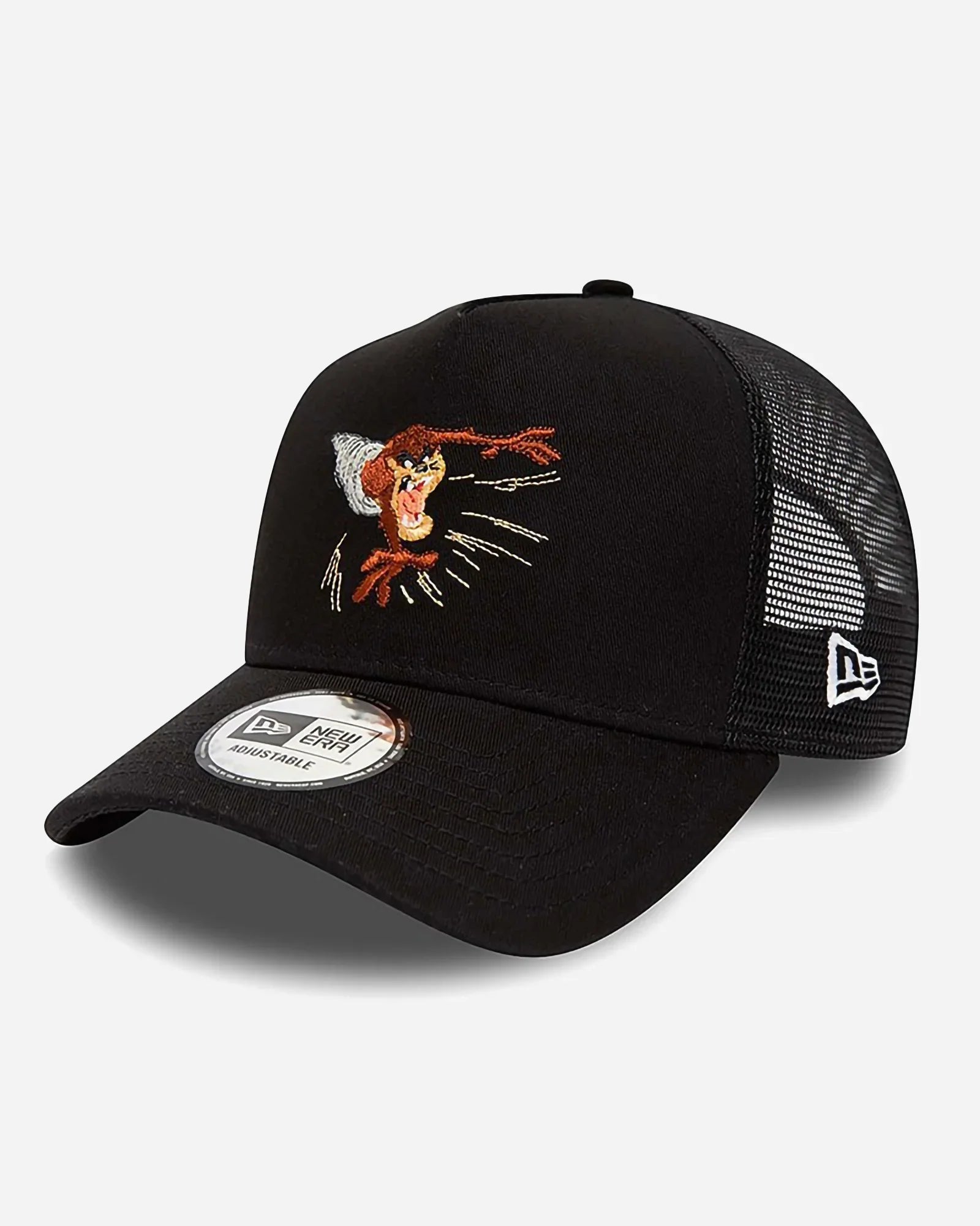 New Era Trucker Looney Tunes Taz Diavolo Della Tasmania Black