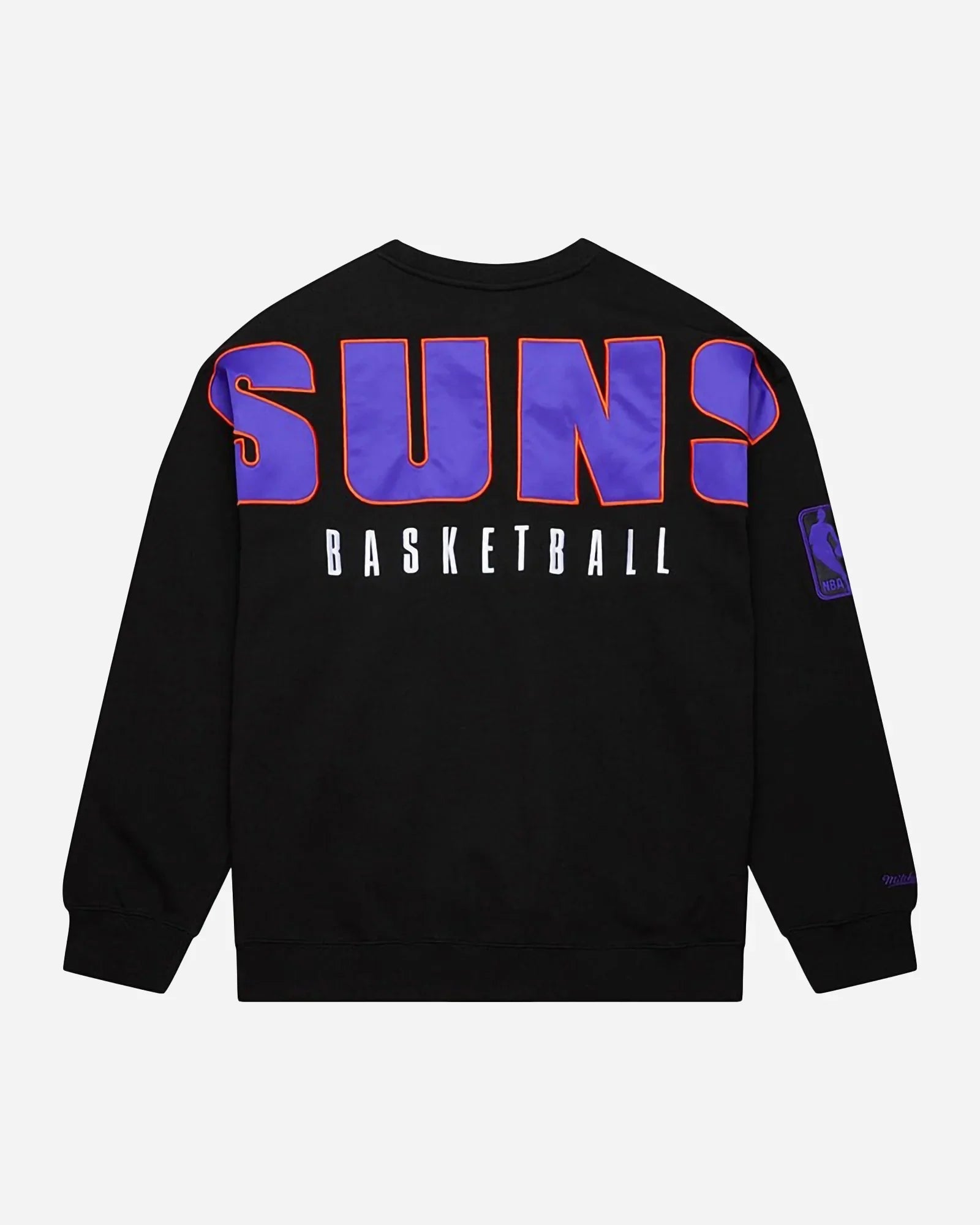 Mitchell & Ness Nba Team First Oversized Satin Fleece Crewneck Phoenix Suns