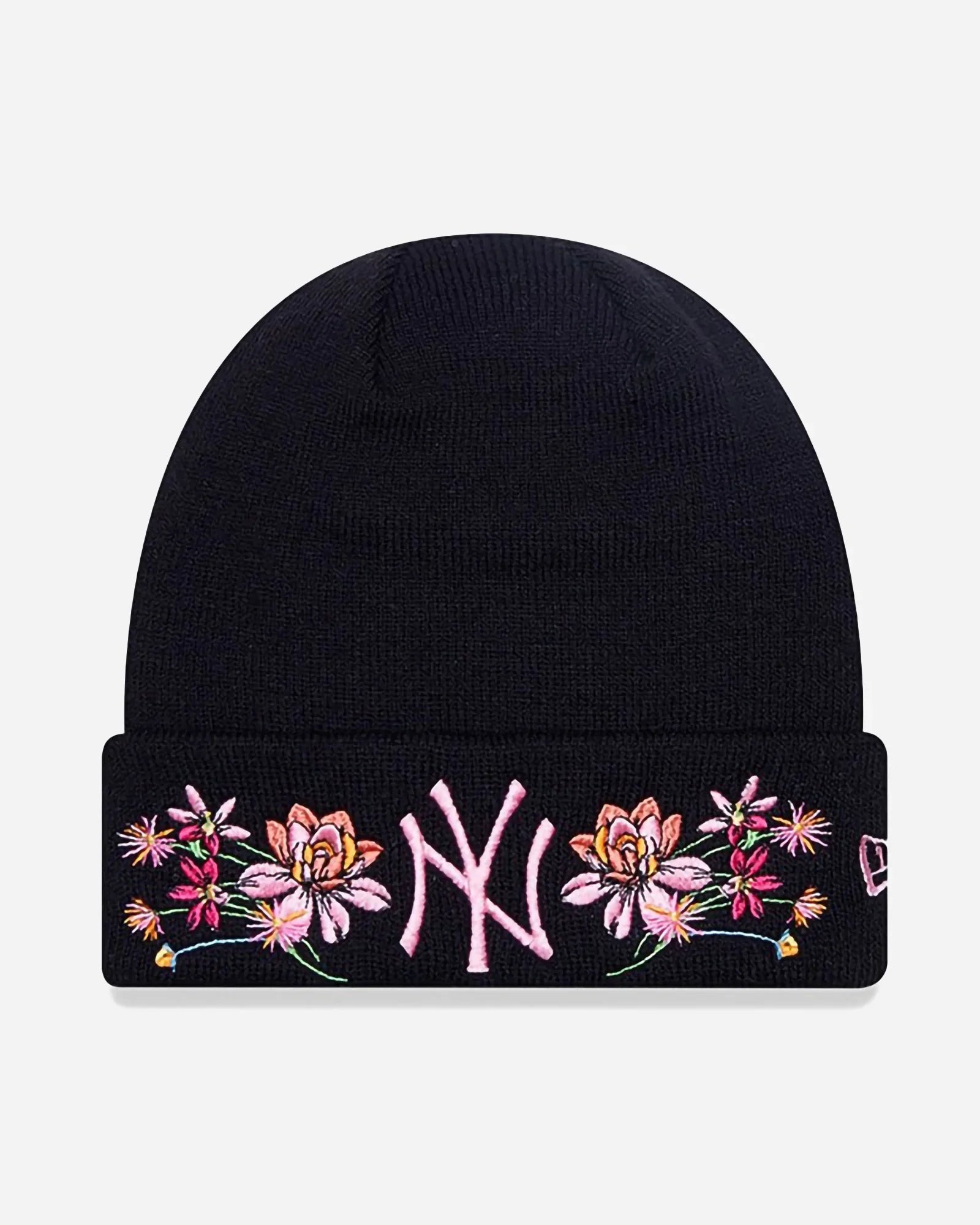 New Era Womens Floral New York Yankees Cuff Beanie