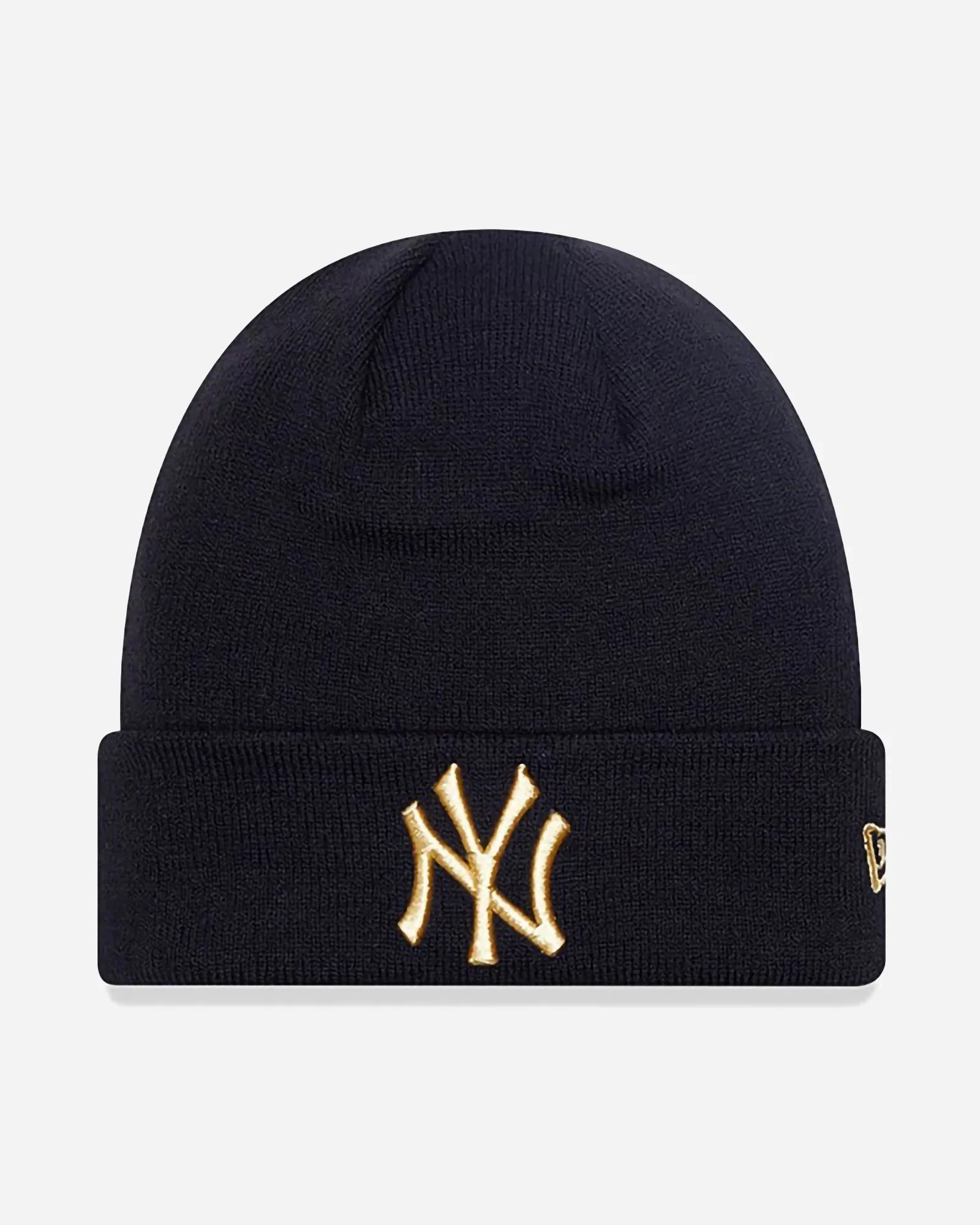 New Era Metallic Beanie New York Yankees Black / Gold