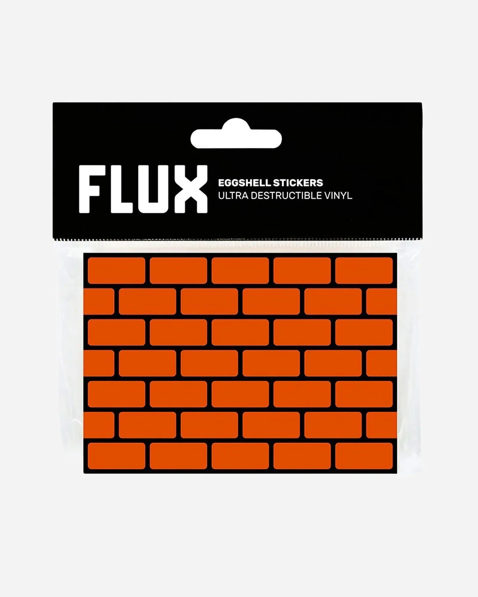 Flux Eggshell Sticker 50pz Bricks Orange