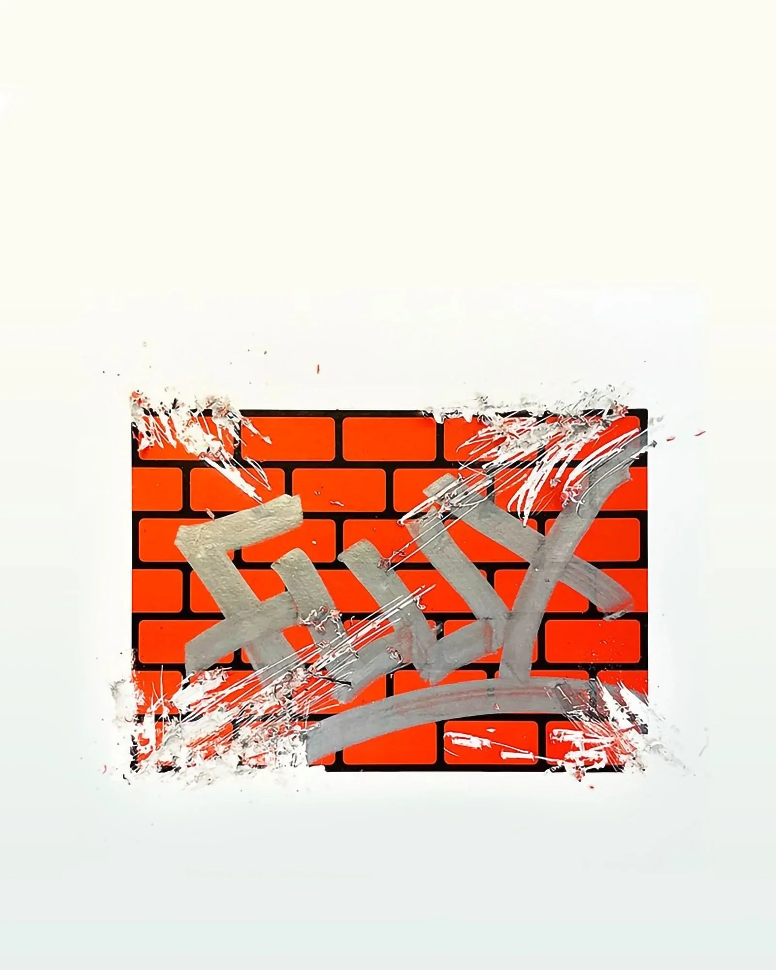 Flux Eggshell Sticker 50pz Bricks Orange