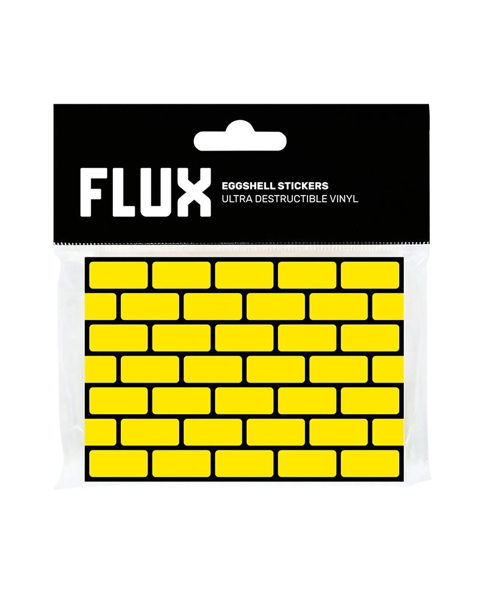 Flux Eggshell Sticker 50pz Bricks Yellow