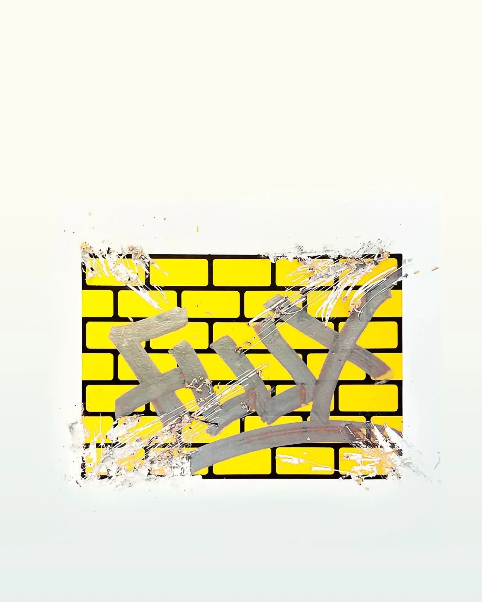 Flux Eggshell Sticker 50pz Bricks Yellow