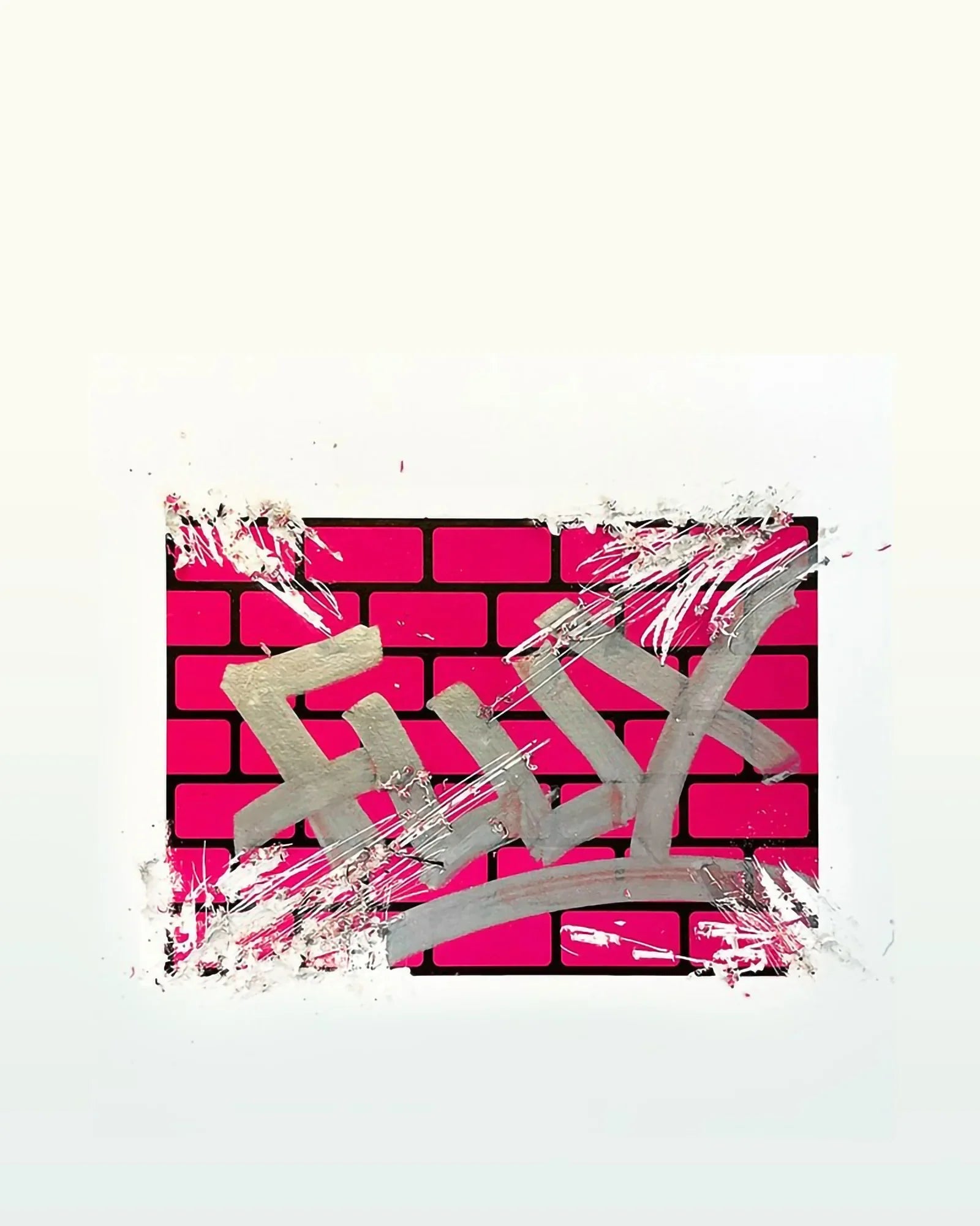 Flux Eggshell Sticker 50pz Bricks Magenta