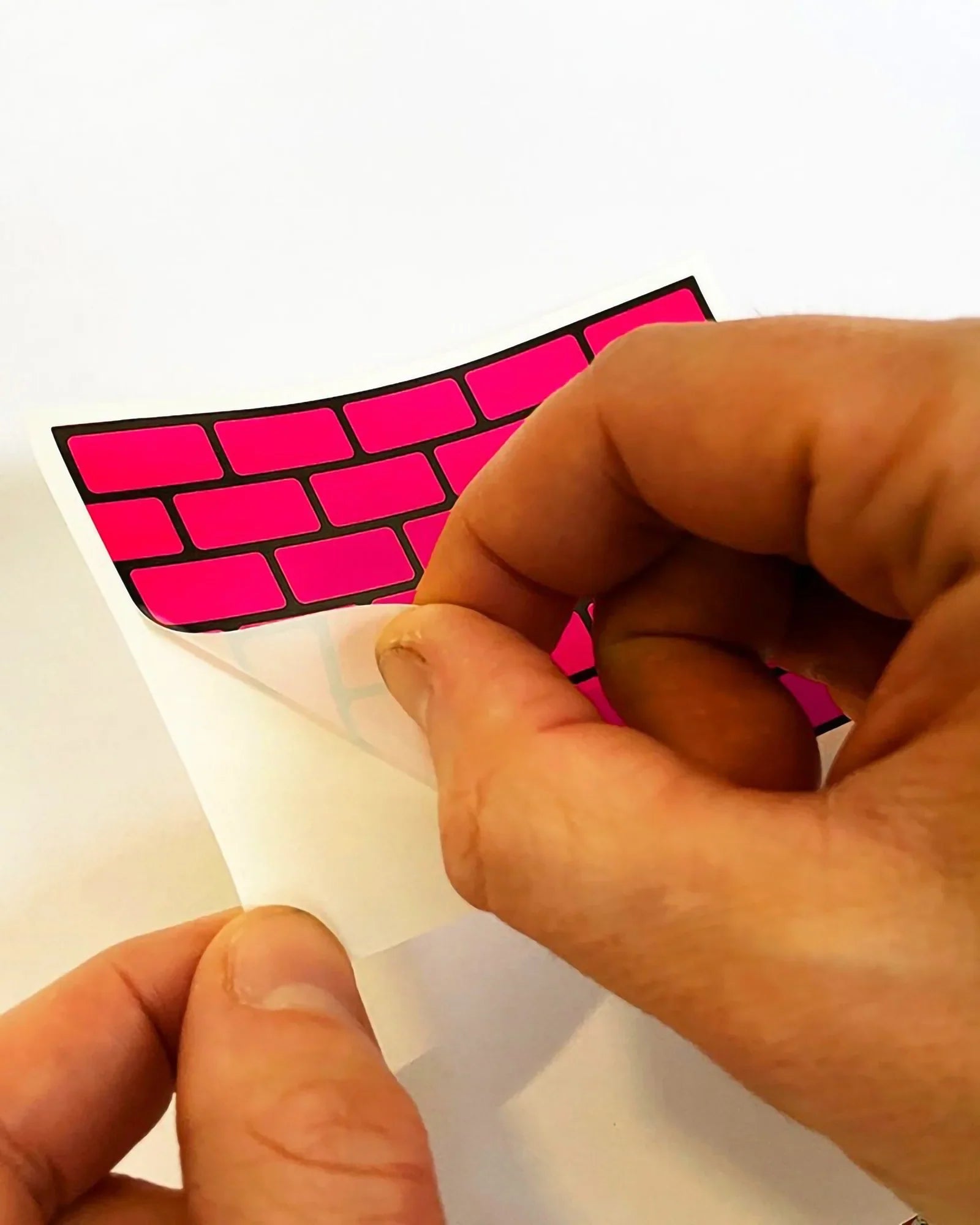 Flux Eggshell Sticker 50pz Bricks Magenta