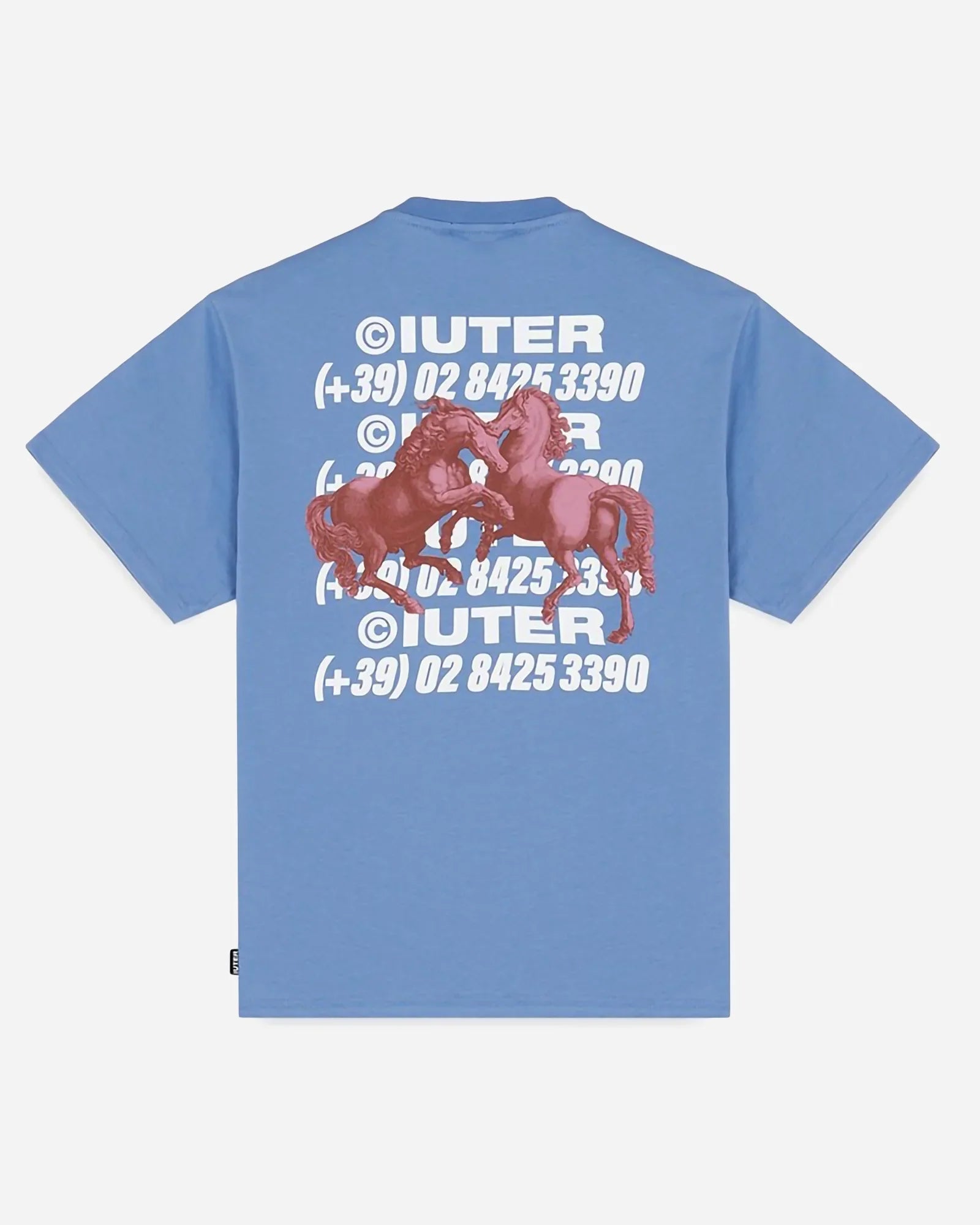 Iuter Horses Hoodie Country Blue