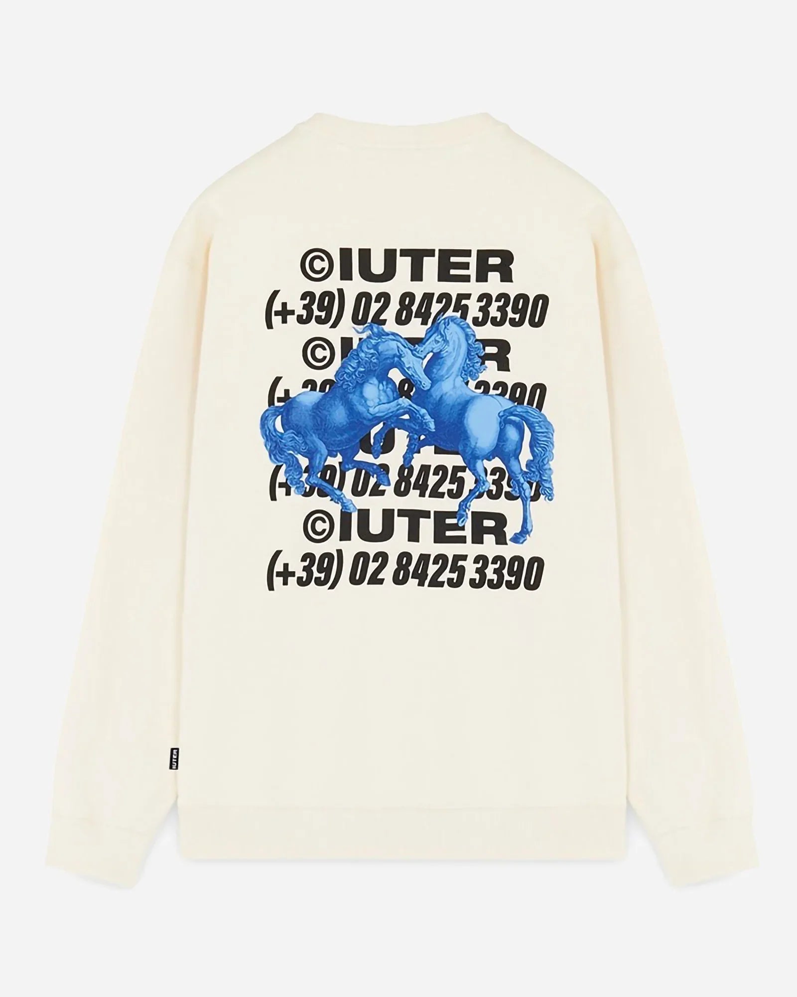 Iuter Horses Hoodie Country Blue