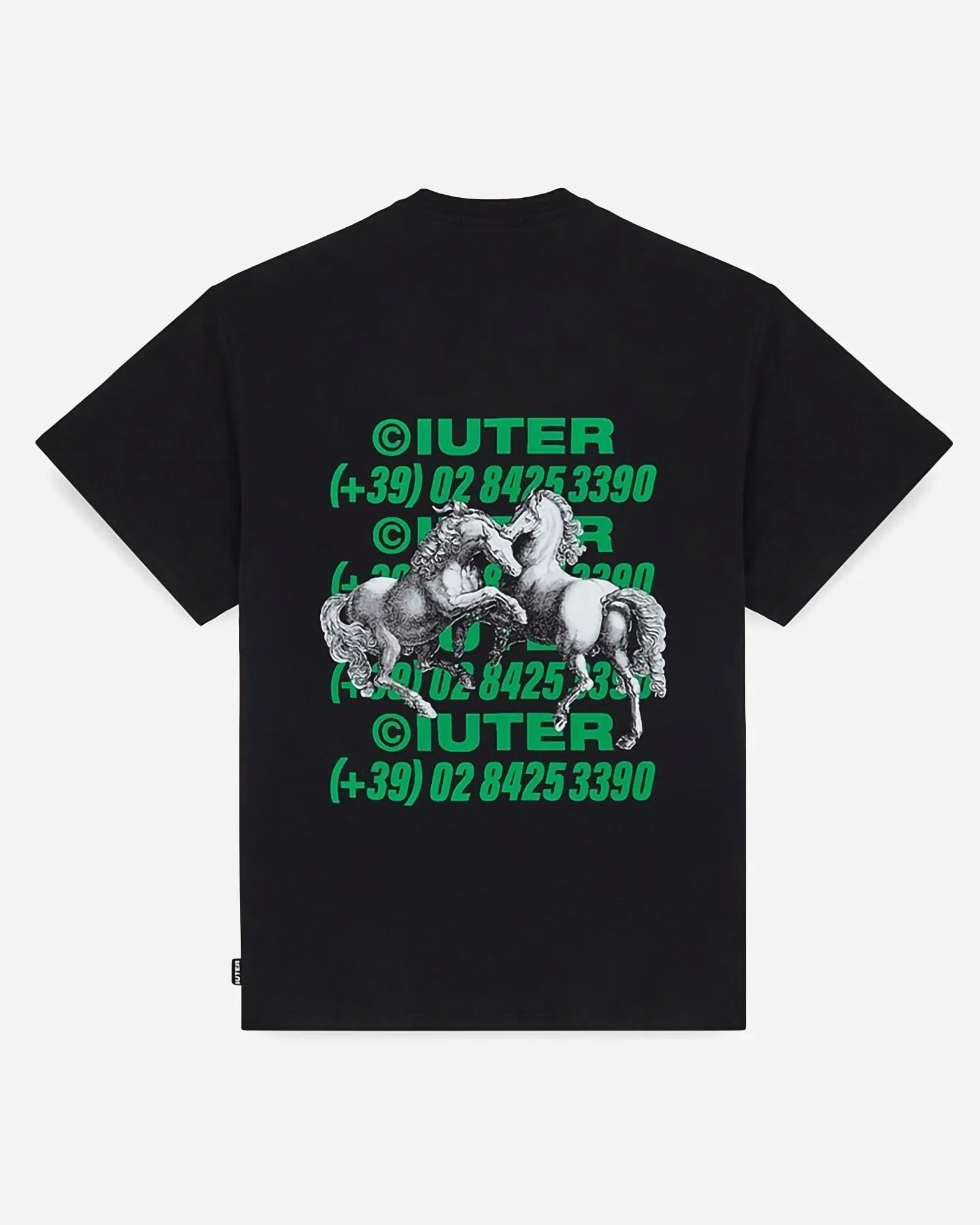 Iuter Horses Tee Black