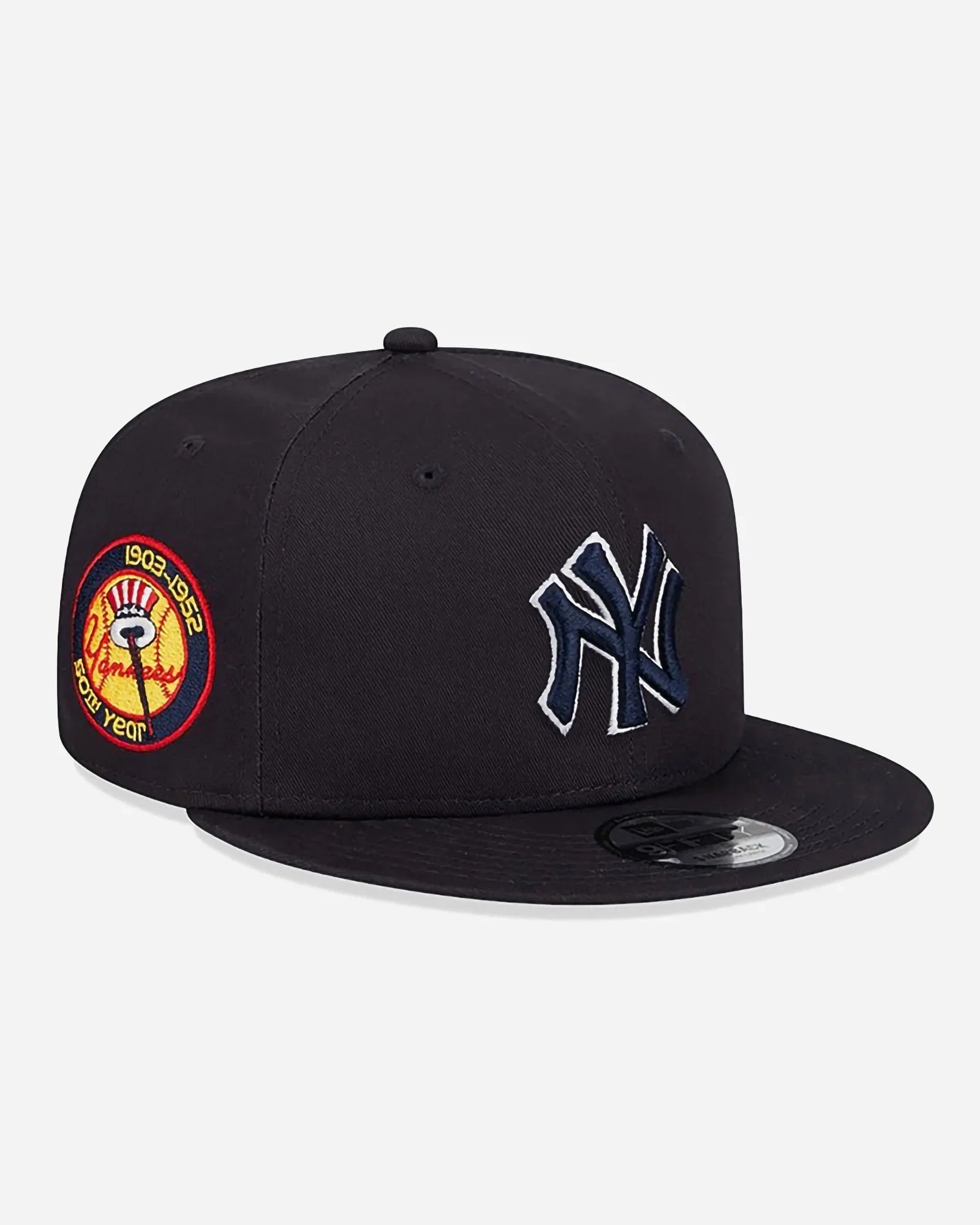 New Era 9fifty New York Yankees Side Patch Script Navy