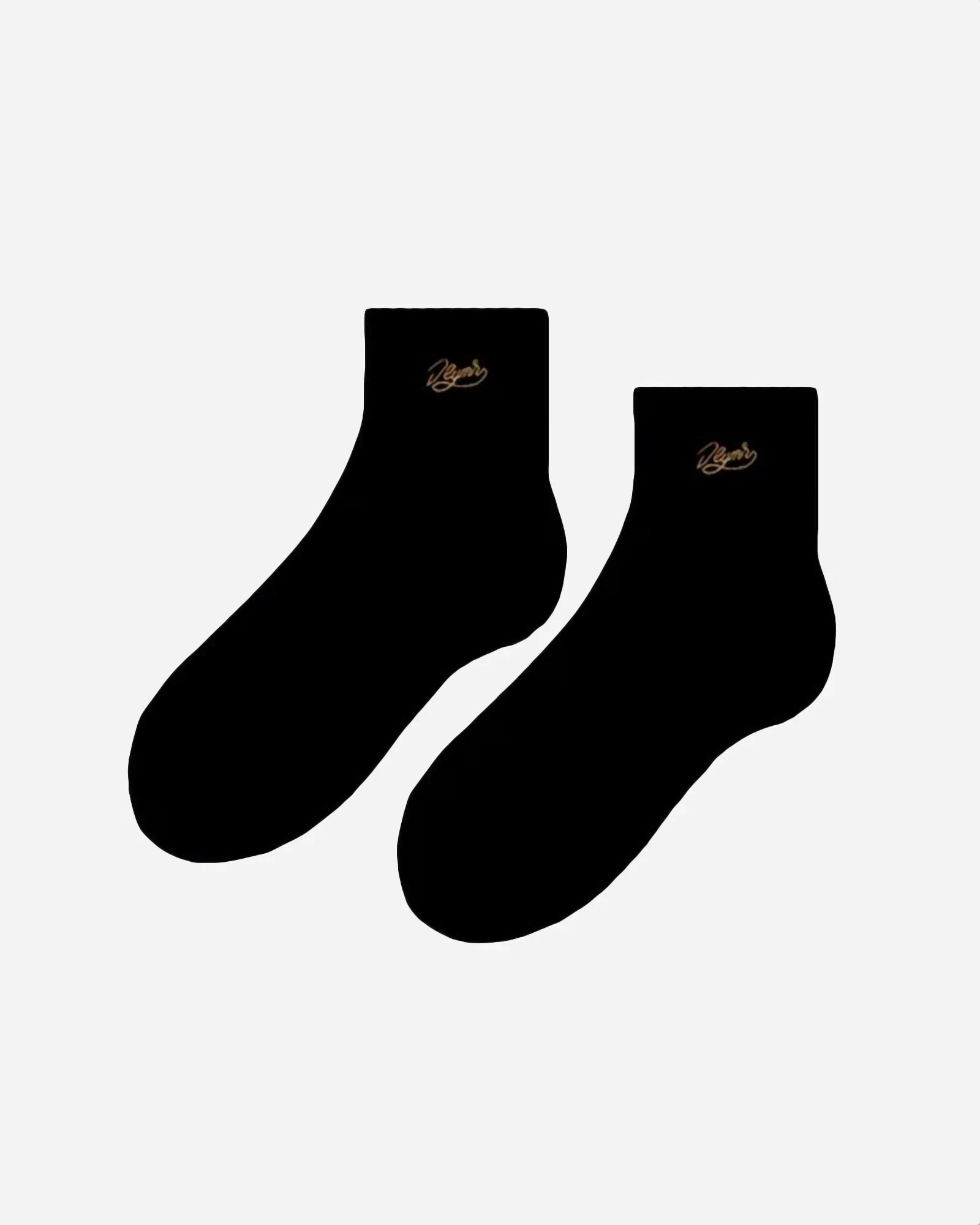 Dolly Noire Signature Socks Black