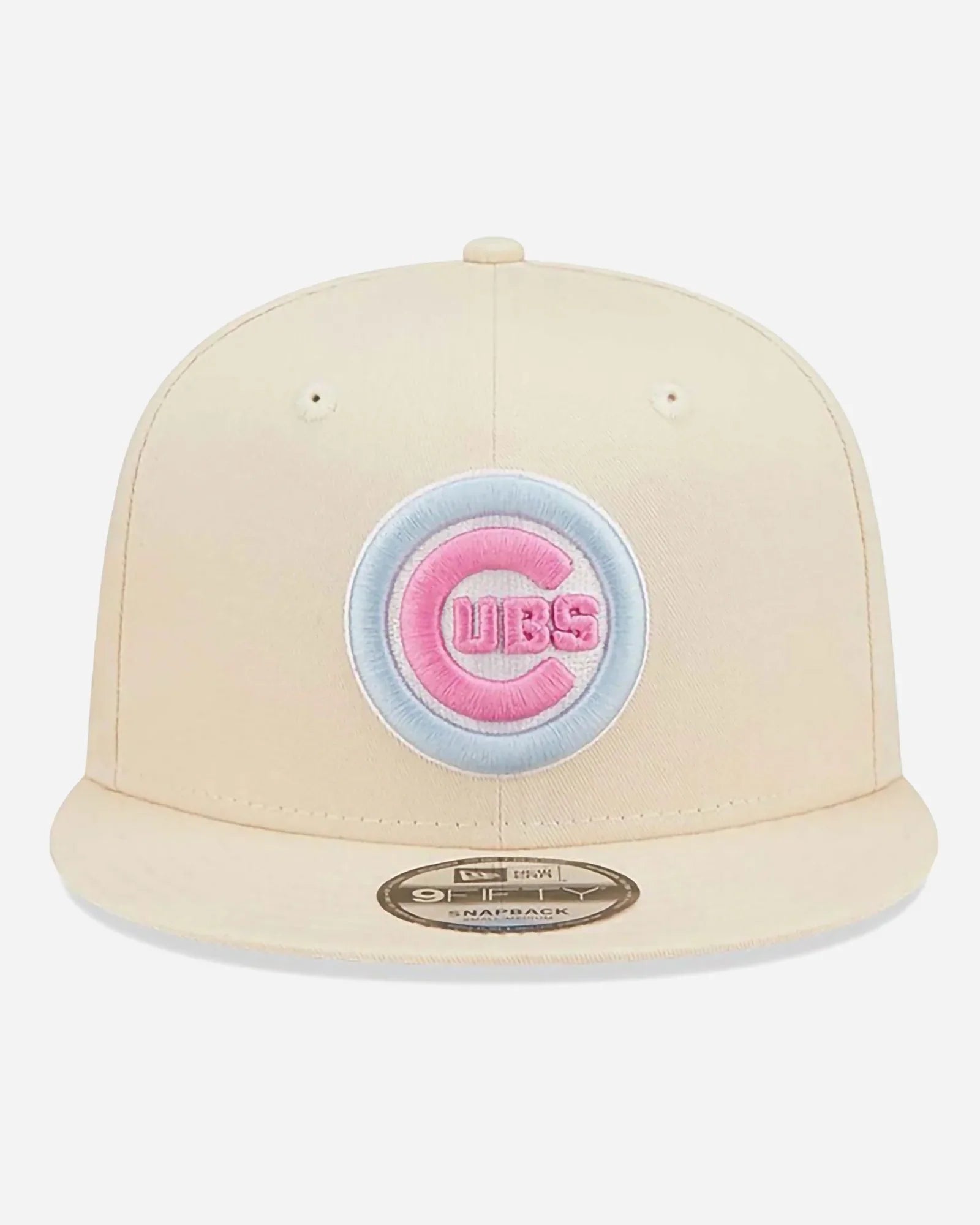 New Era 9fifty Pastel Patch Chicago Cubs Beige