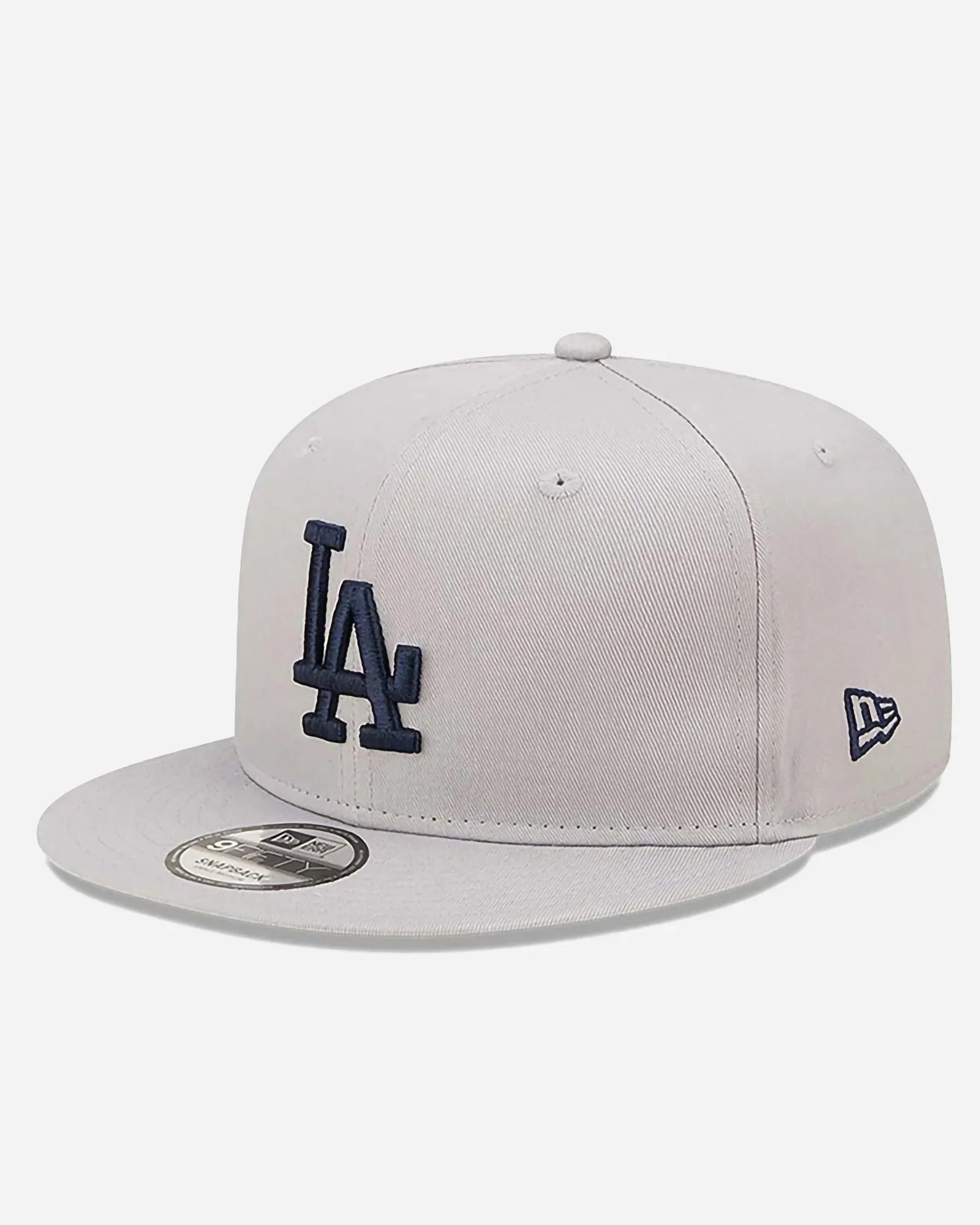 New Era 9fifty Snapback Side Patch Los Angeles Dodgers Light Grey