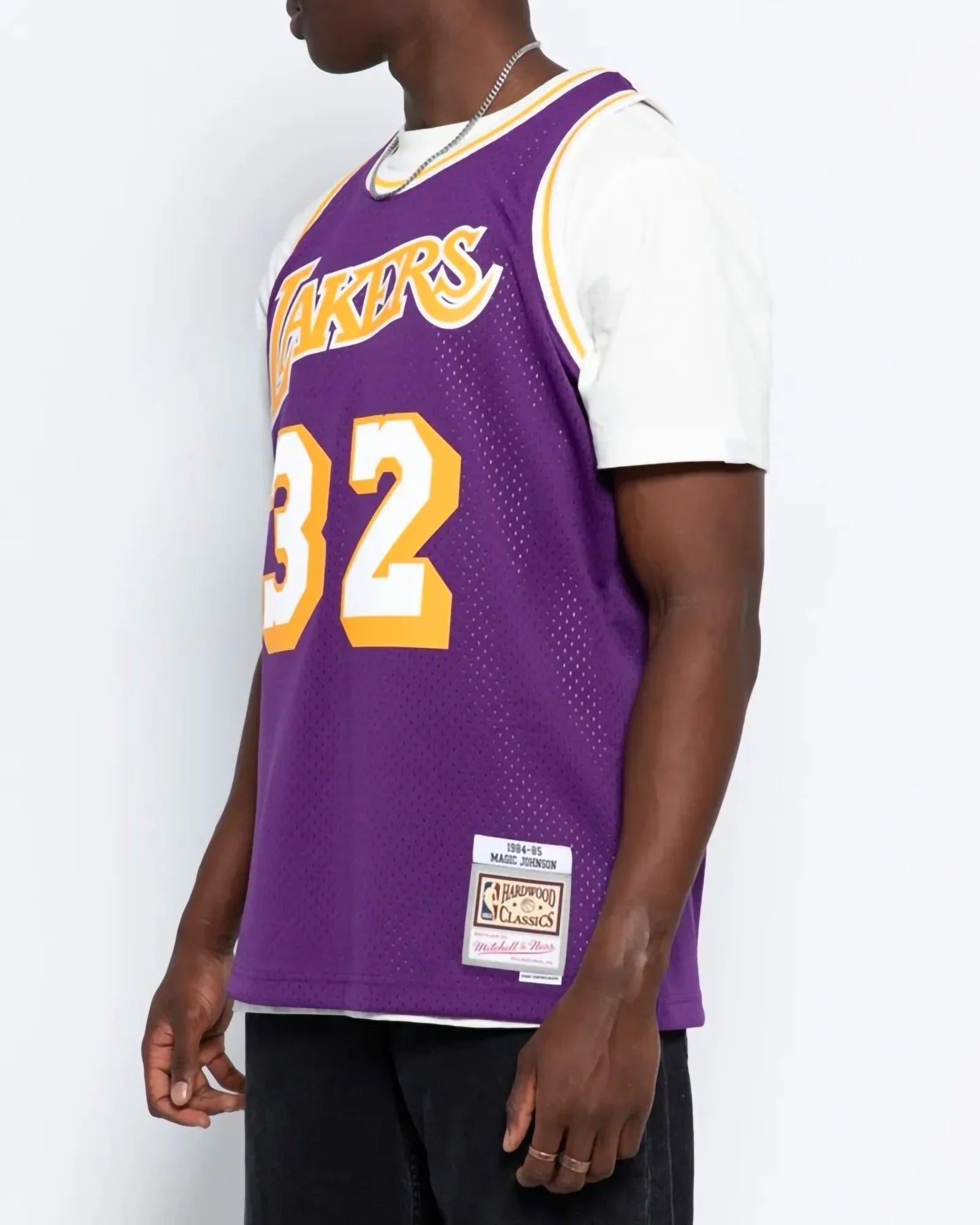 Mitchell & Ness Nba Swingman Road Jersey Lakers 1984-85 Magic Johnson