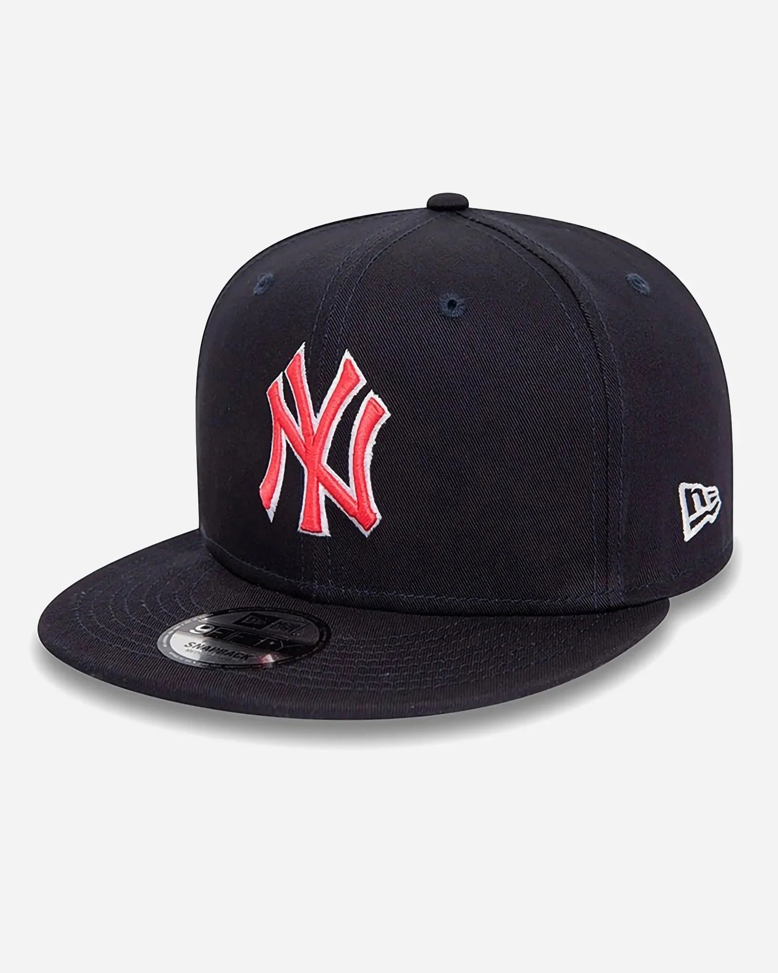 New Era 9fifty New York Yankees Mlb Outline Blu Navy E Rosso Corallo