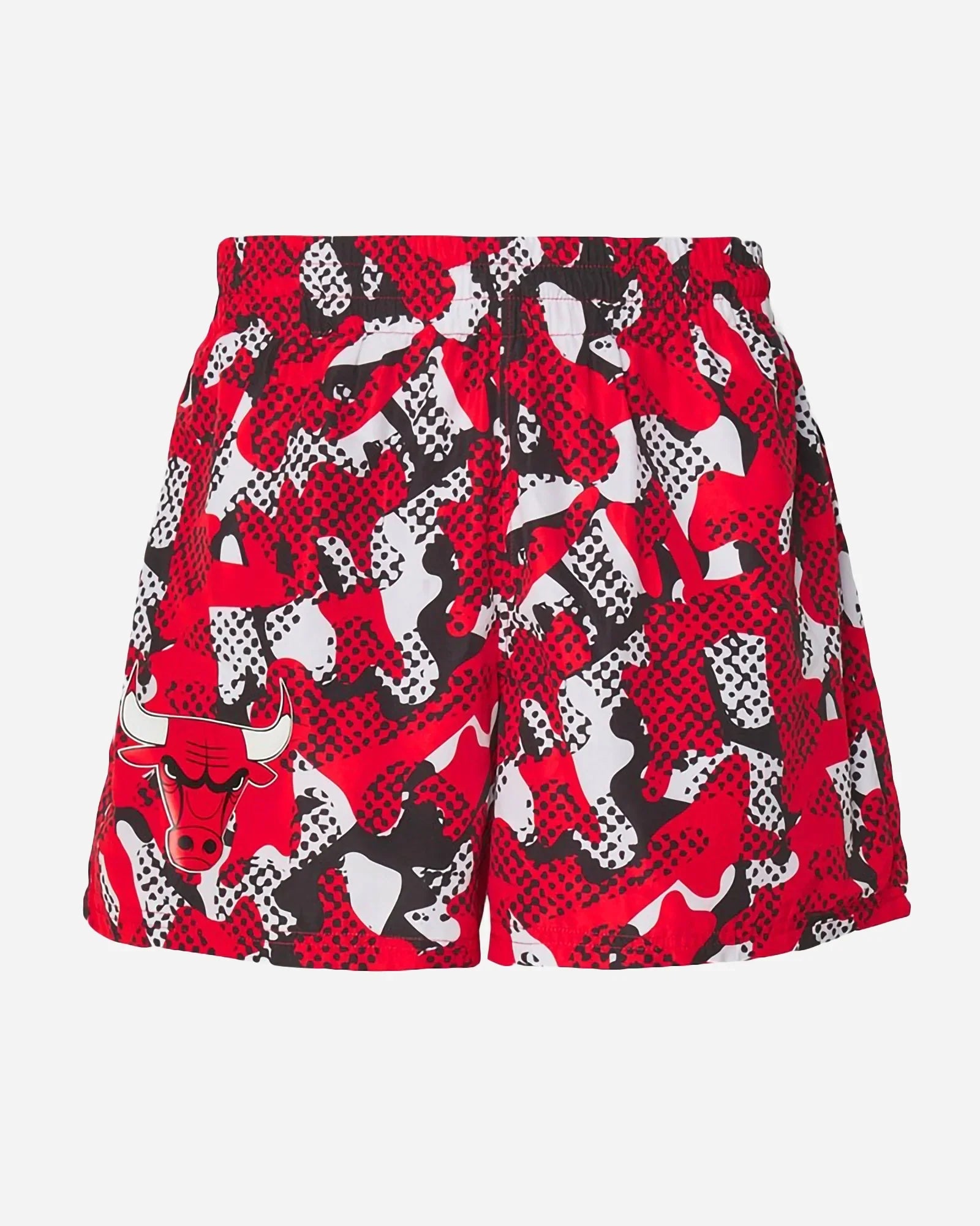 New Era Nba Chicago Bulls Shorts All Over Print Red