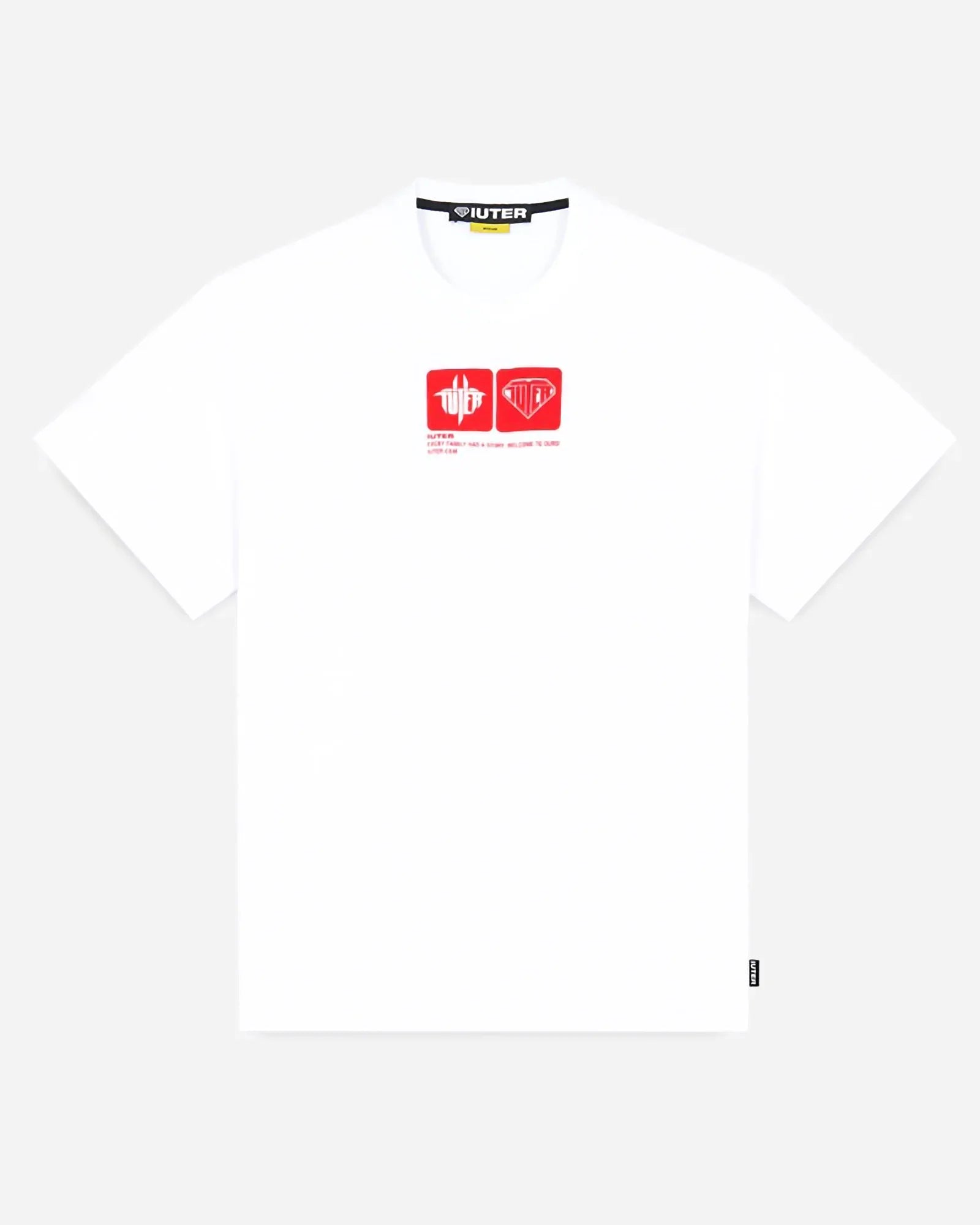 Iuter Tab Tee White/red