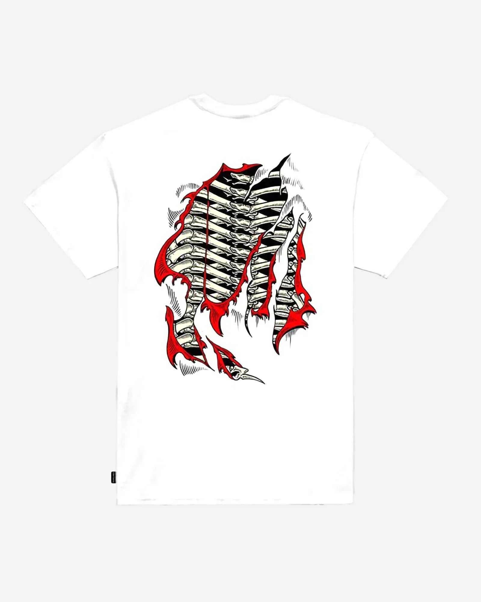 Propaganda Ribs Scrub Tee White