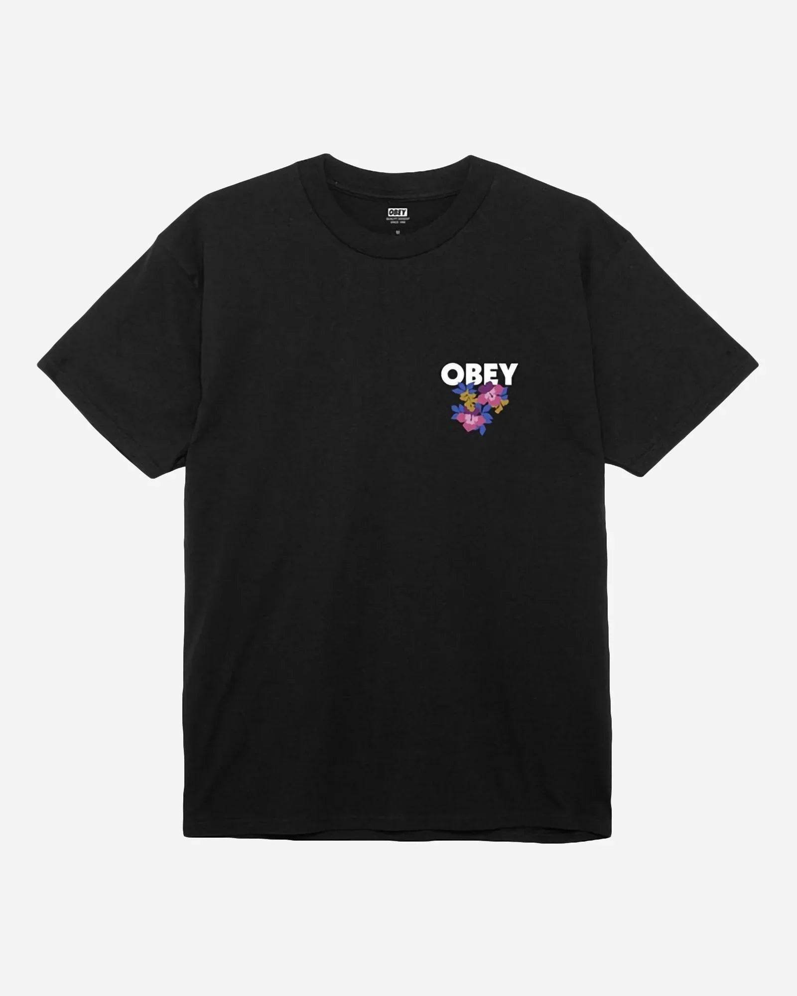 Obey Floral Garden Classic Tee Black