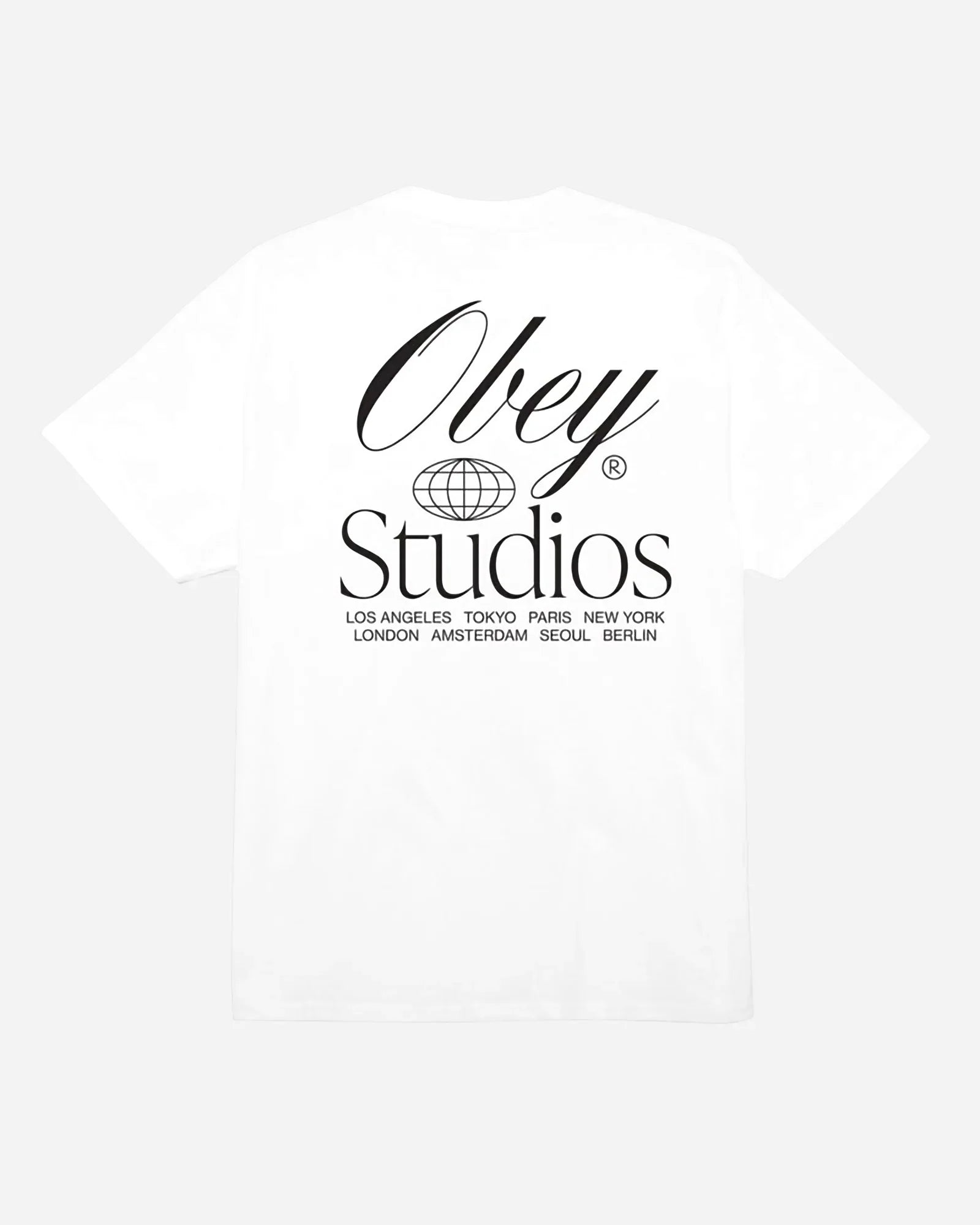 Obey Studios Worldwide Classic Tee White