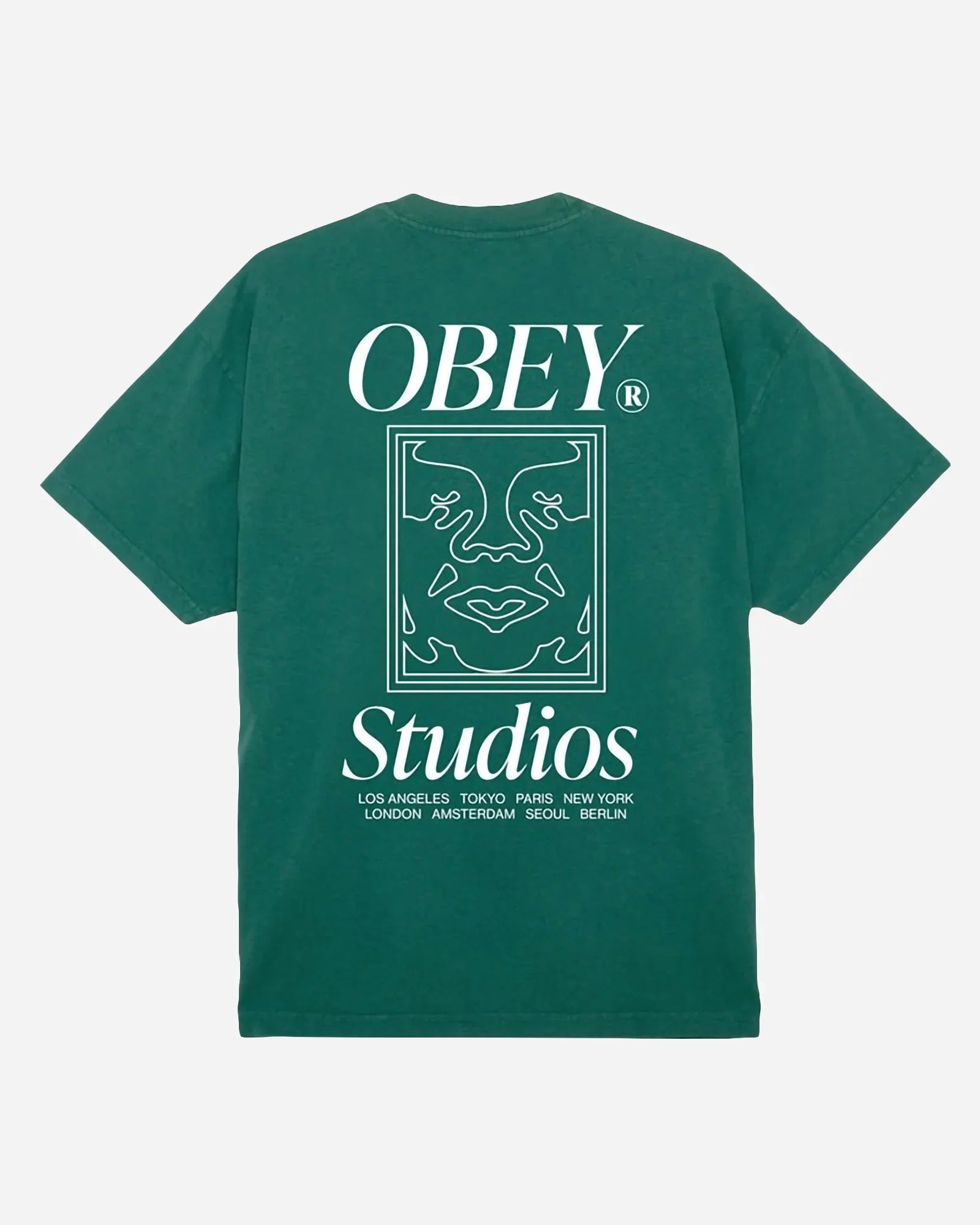 Obey Studios Icon Heavy Weight Classic Box Adventure Green