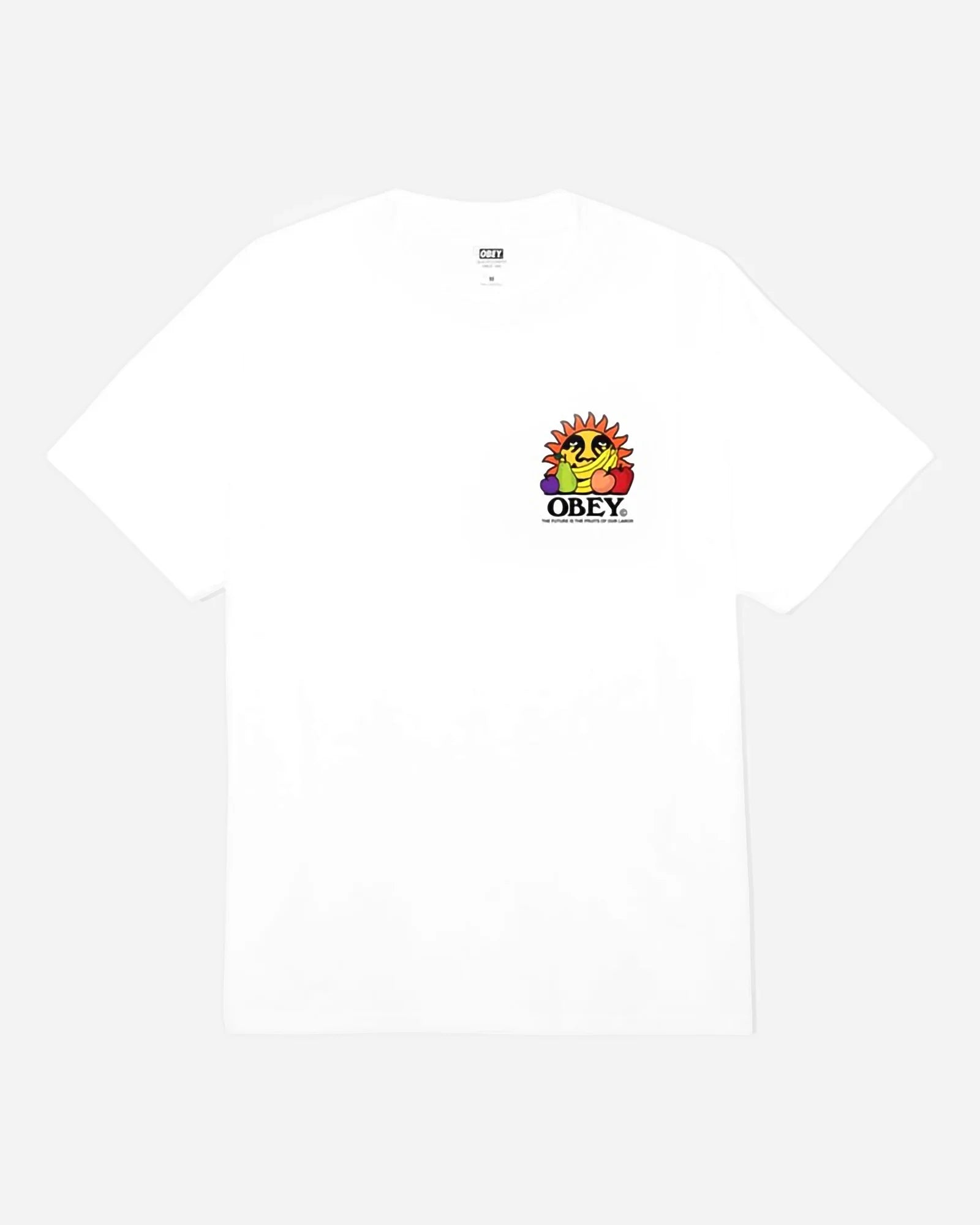 Obey The Future Is The Fruits Of Our Labor Classic Tee White