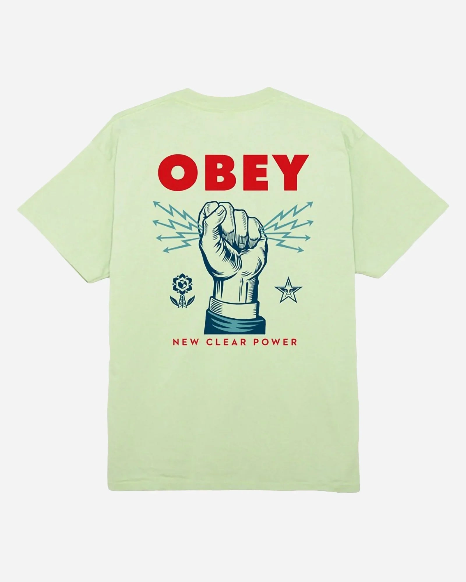 Obey New Clear Power Classic Tee Cucumber