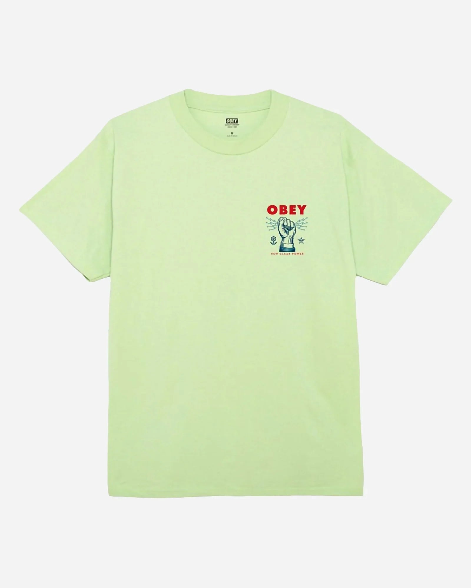 Obey New Clear Power Classic Tee Cucumber