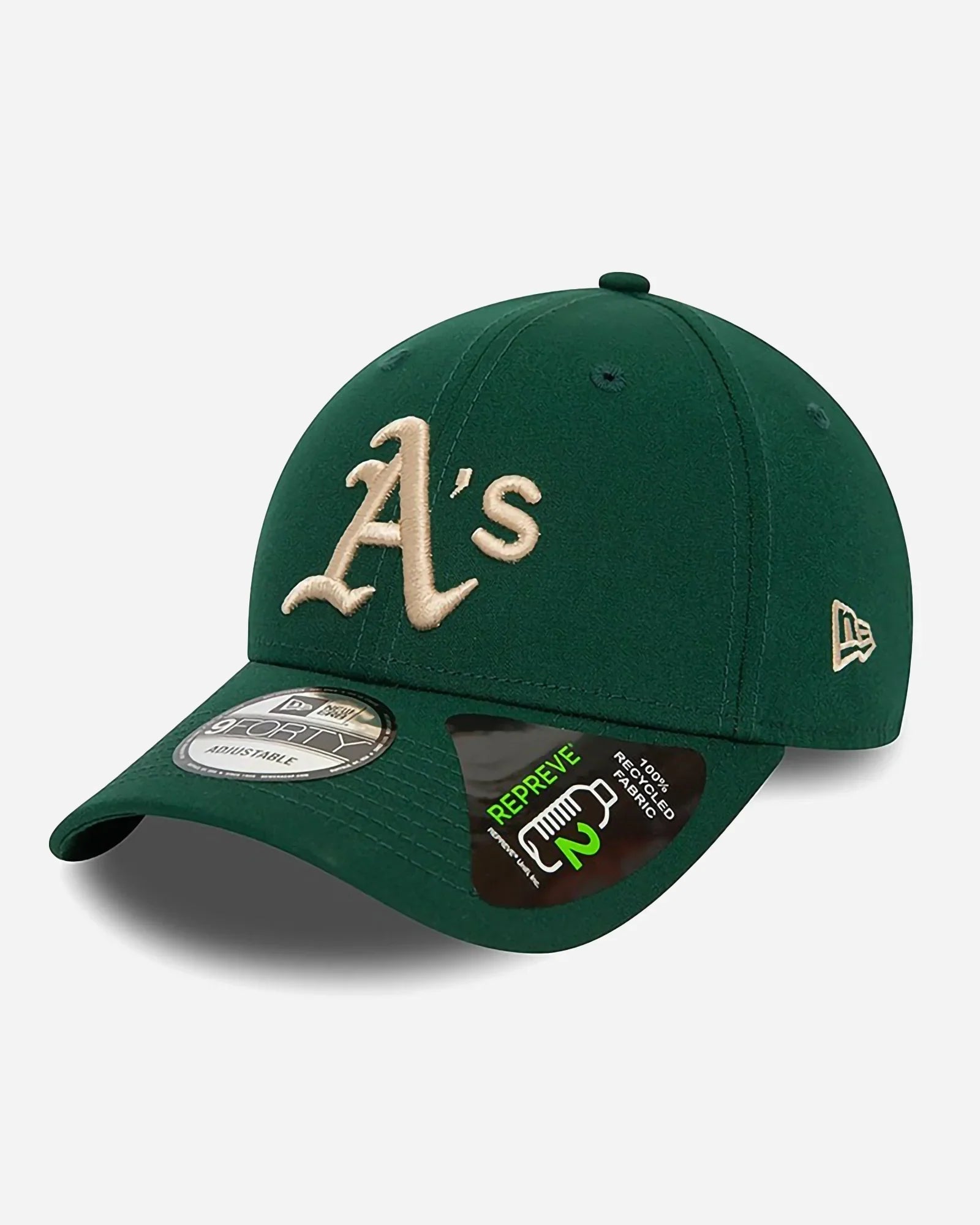 New Era 9forty Oakland Athletics Mlb Repreve Green