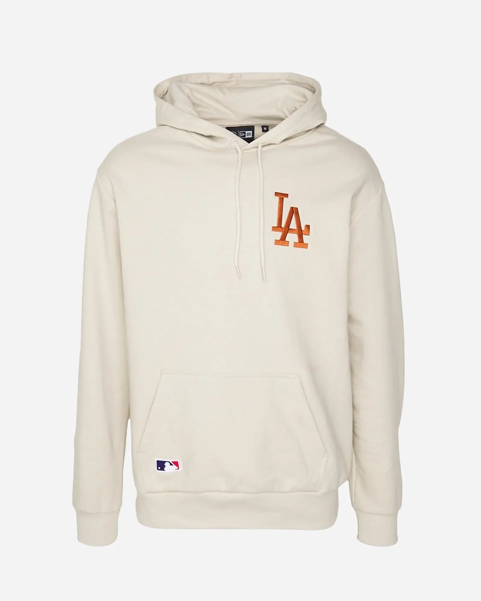 New Era La Dodgers League Essential Sticker Hoodie Oversize Panna