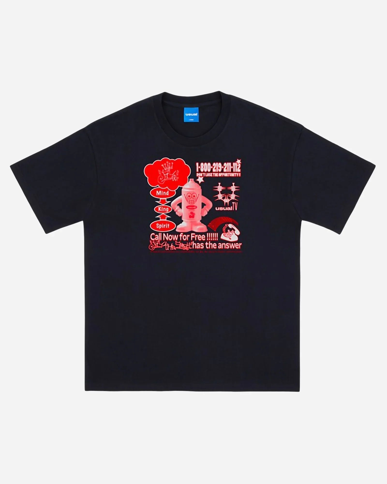 Usual Jay T-shirt Black